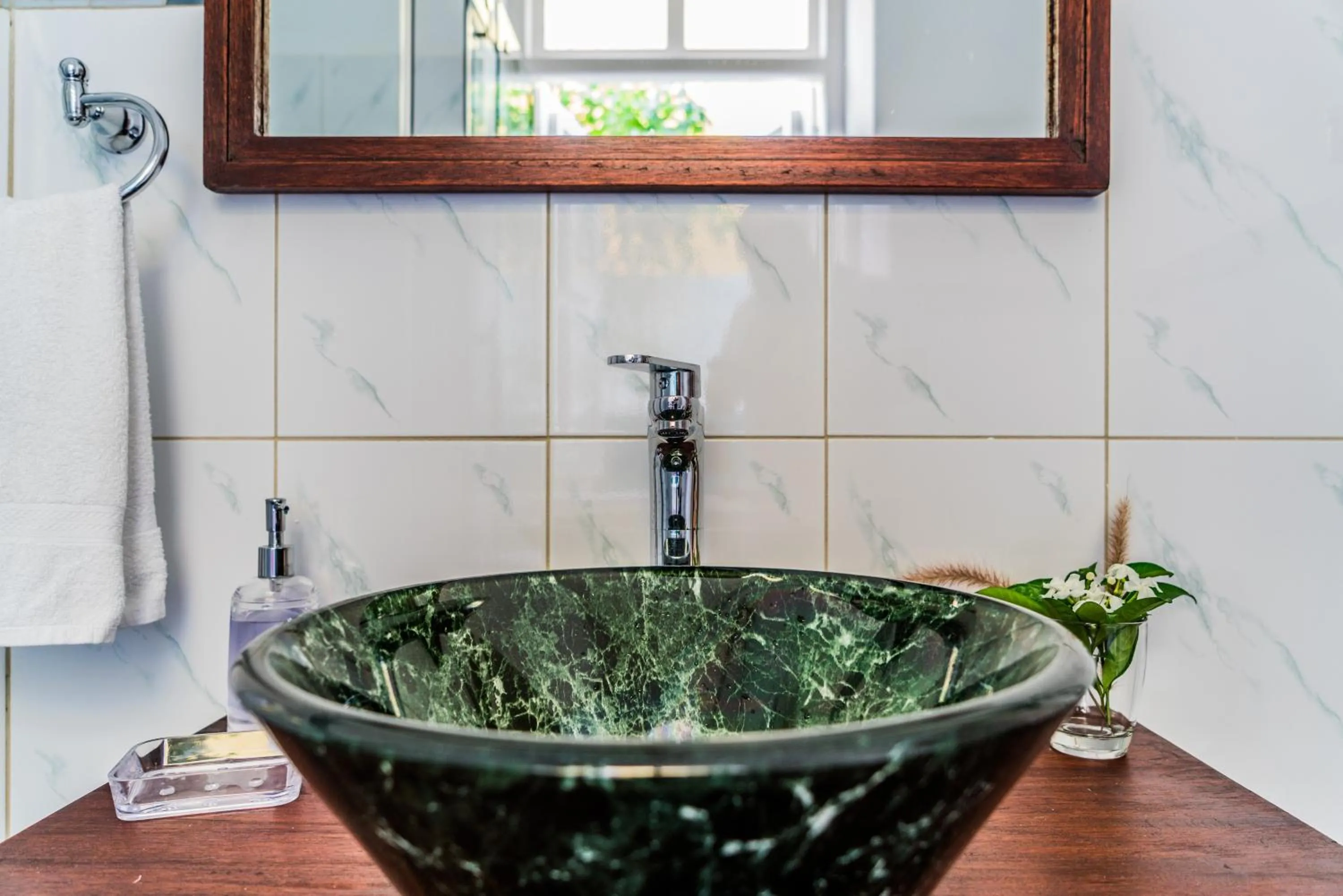 Bathroom in Bario Hotel