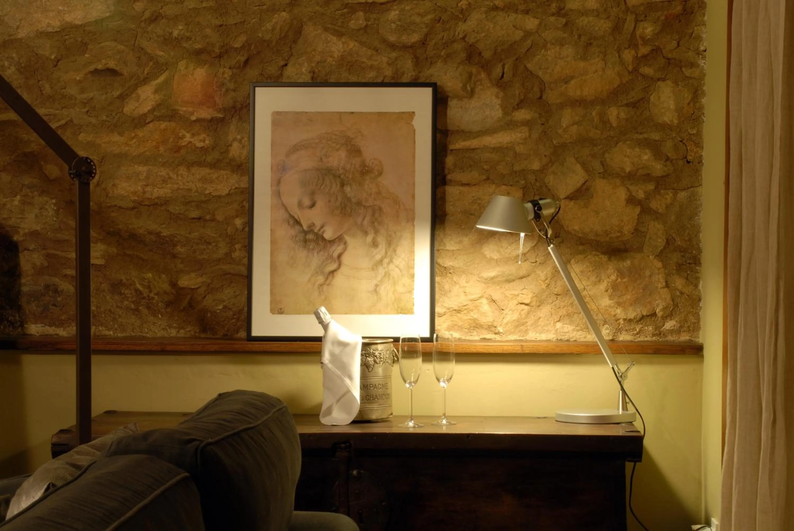 Living room in El Jardín del Convento, Casa Rural