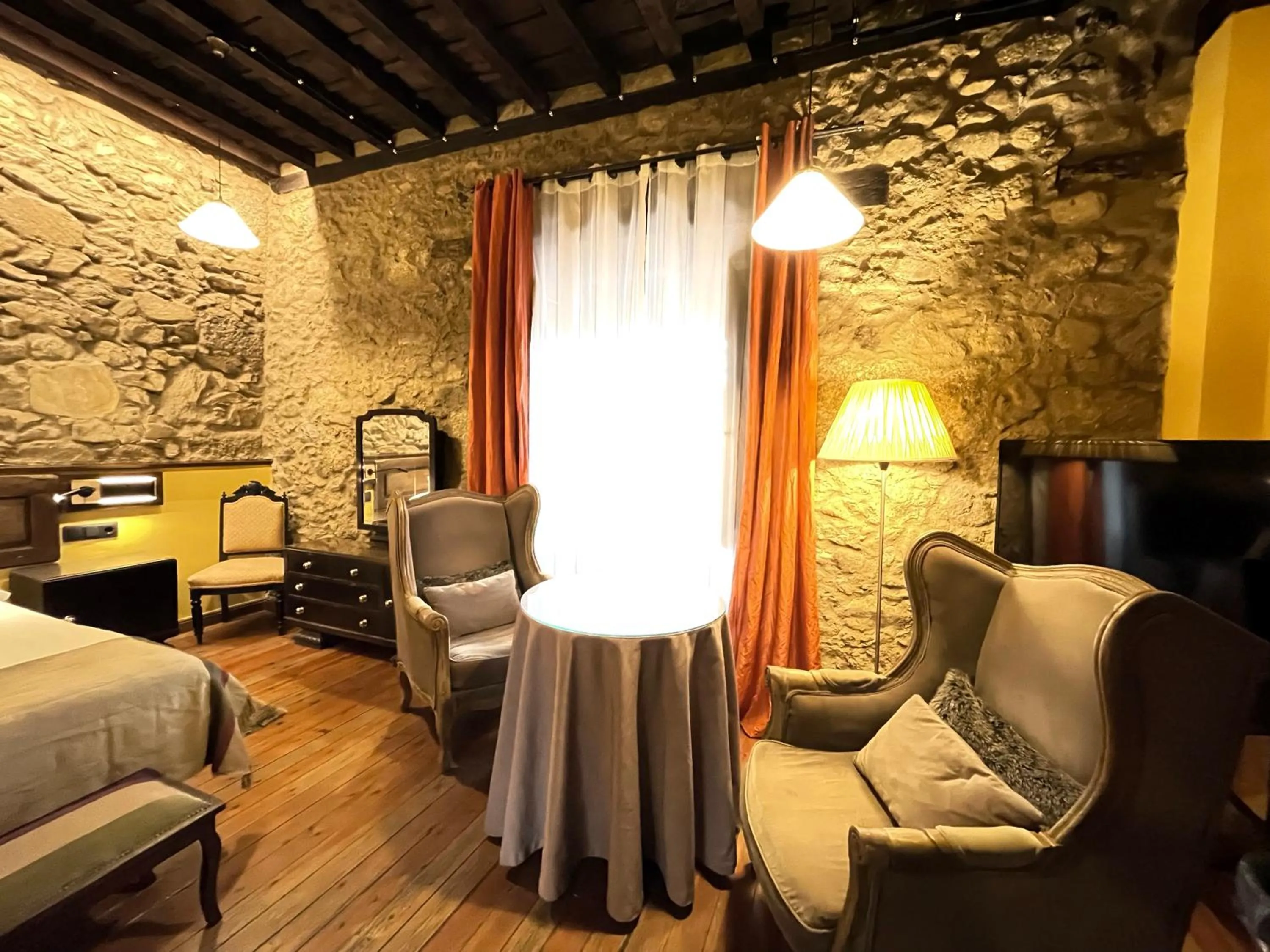 Seating area in El Jardín del Convento, Casa Rural