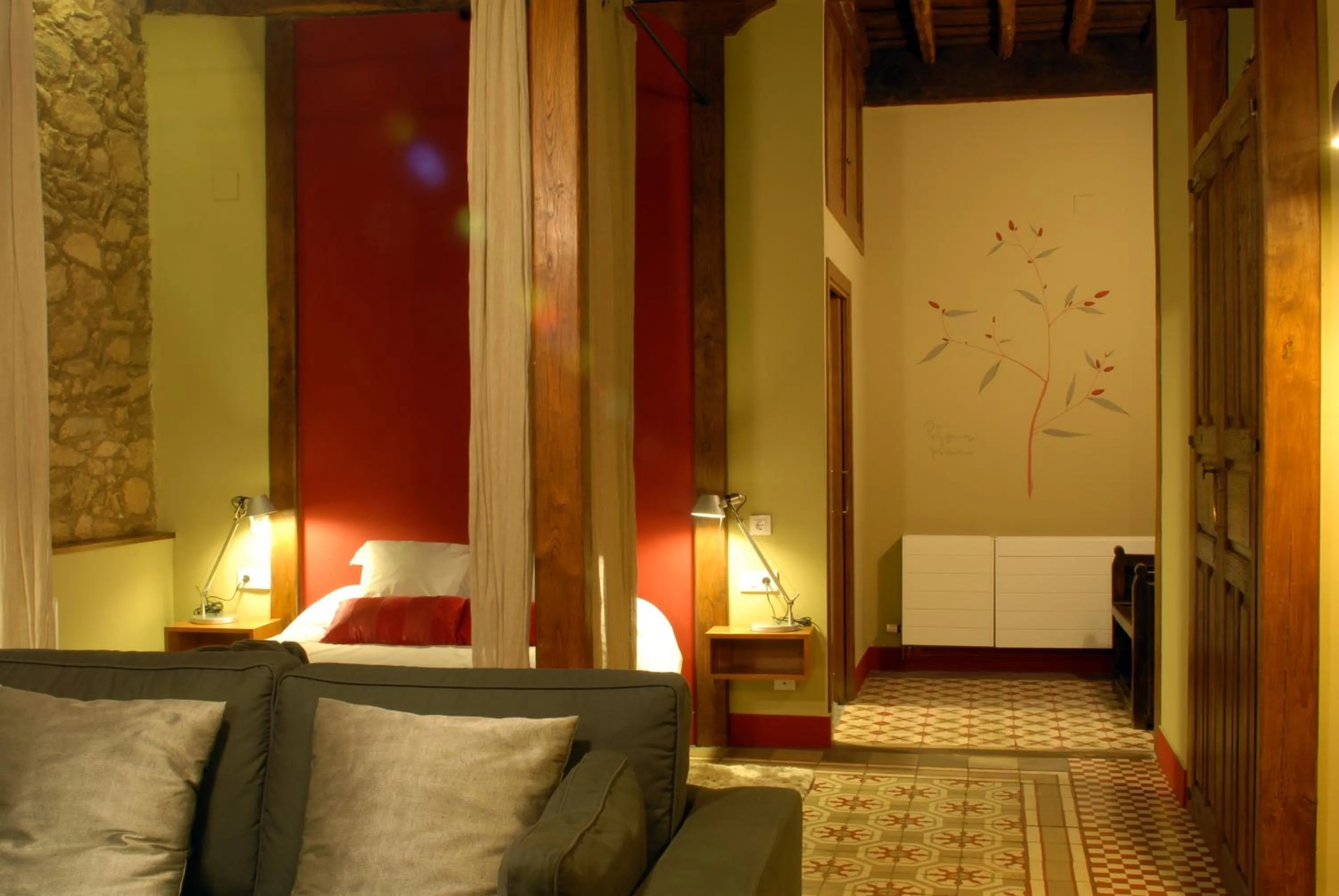 Bedroom, Bed in El Jardín del Convento, Casa Rural
