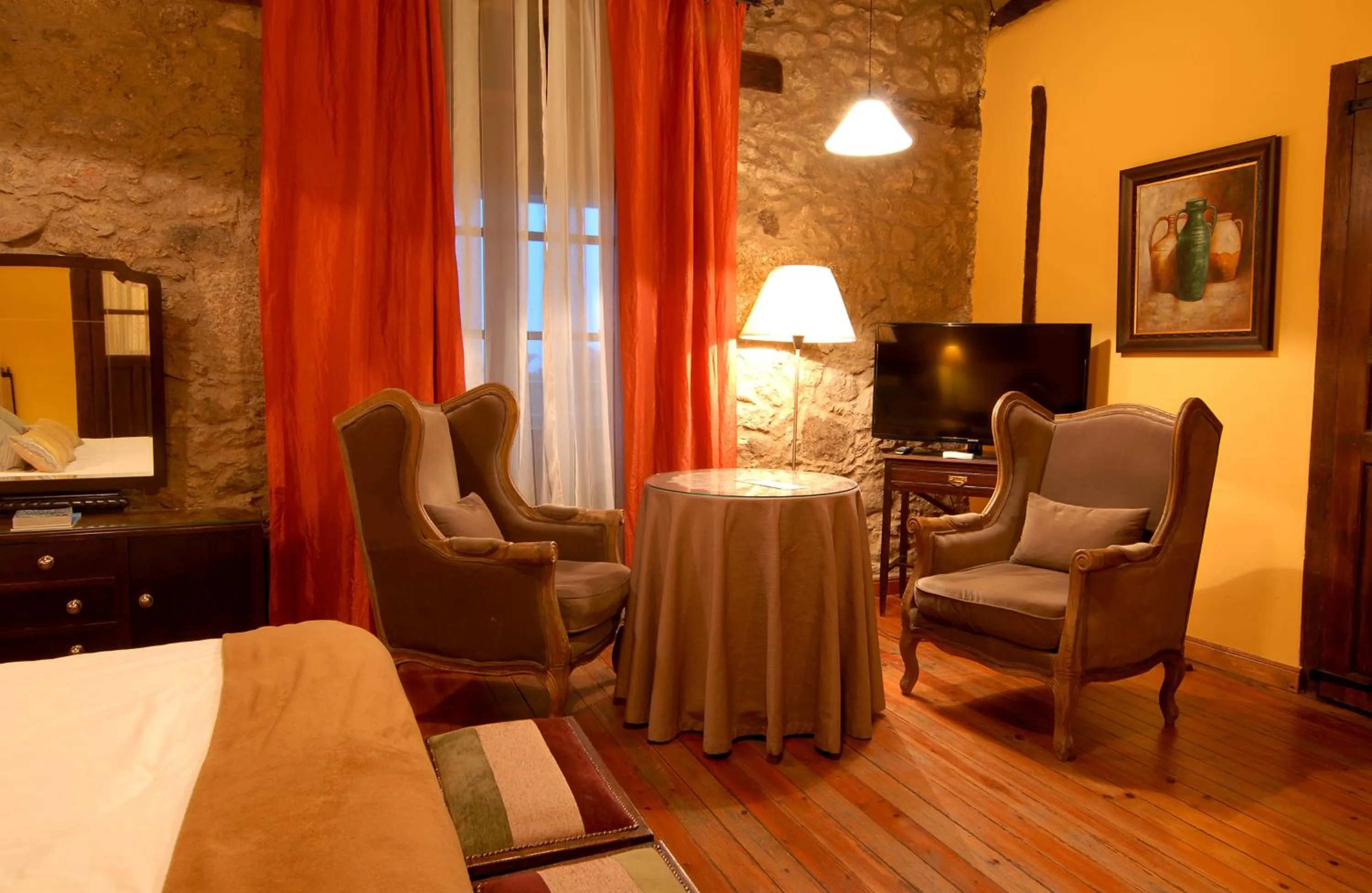 Seating area in El Jardín del Convento, Casa Rural