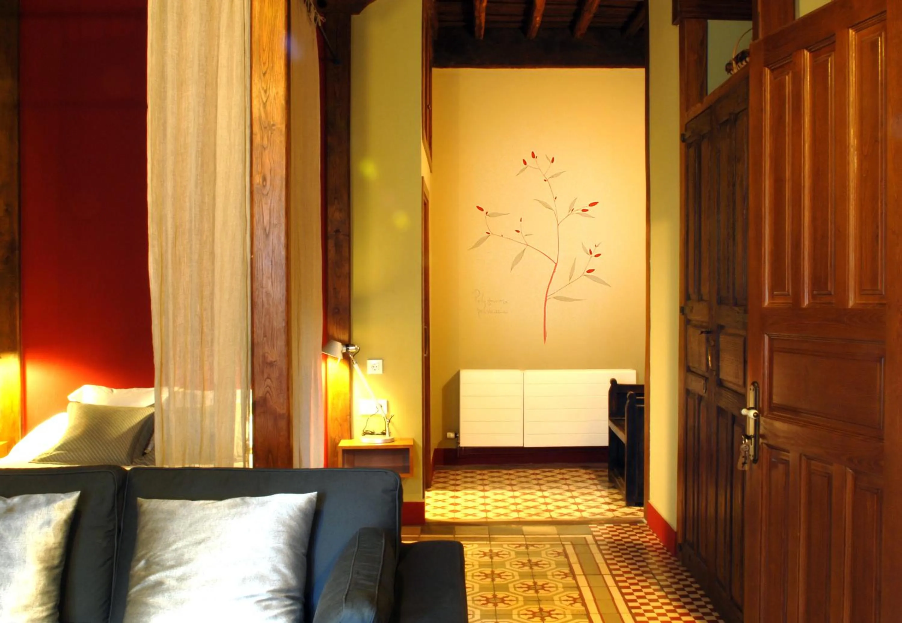 Bedroom, Bed in El Jardín del Convento, Casa Rural