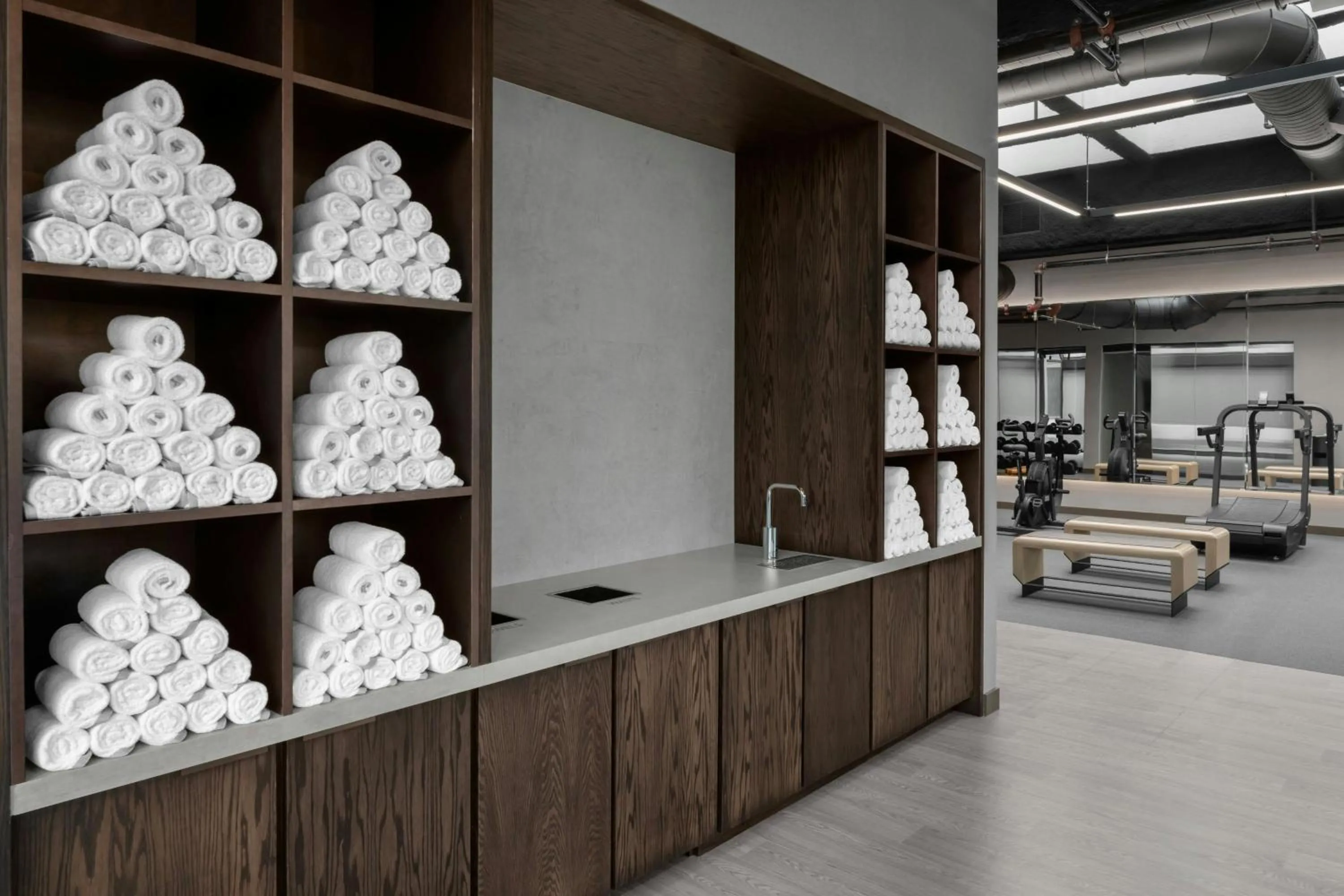 Fitness centre/facilities in AC Hotel Arlington National Landing