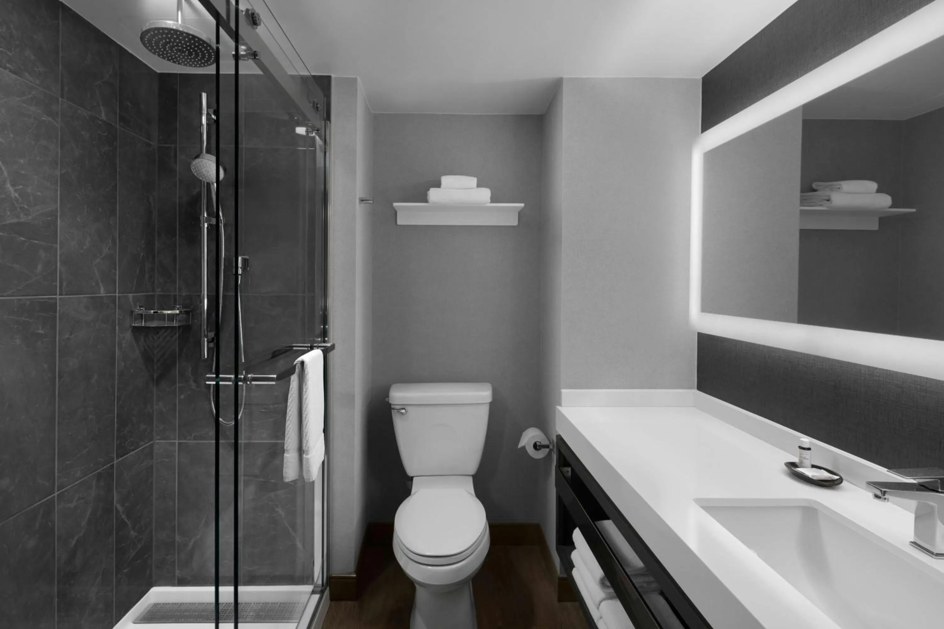 Bathroom in AC Hotel Arlington National Landing