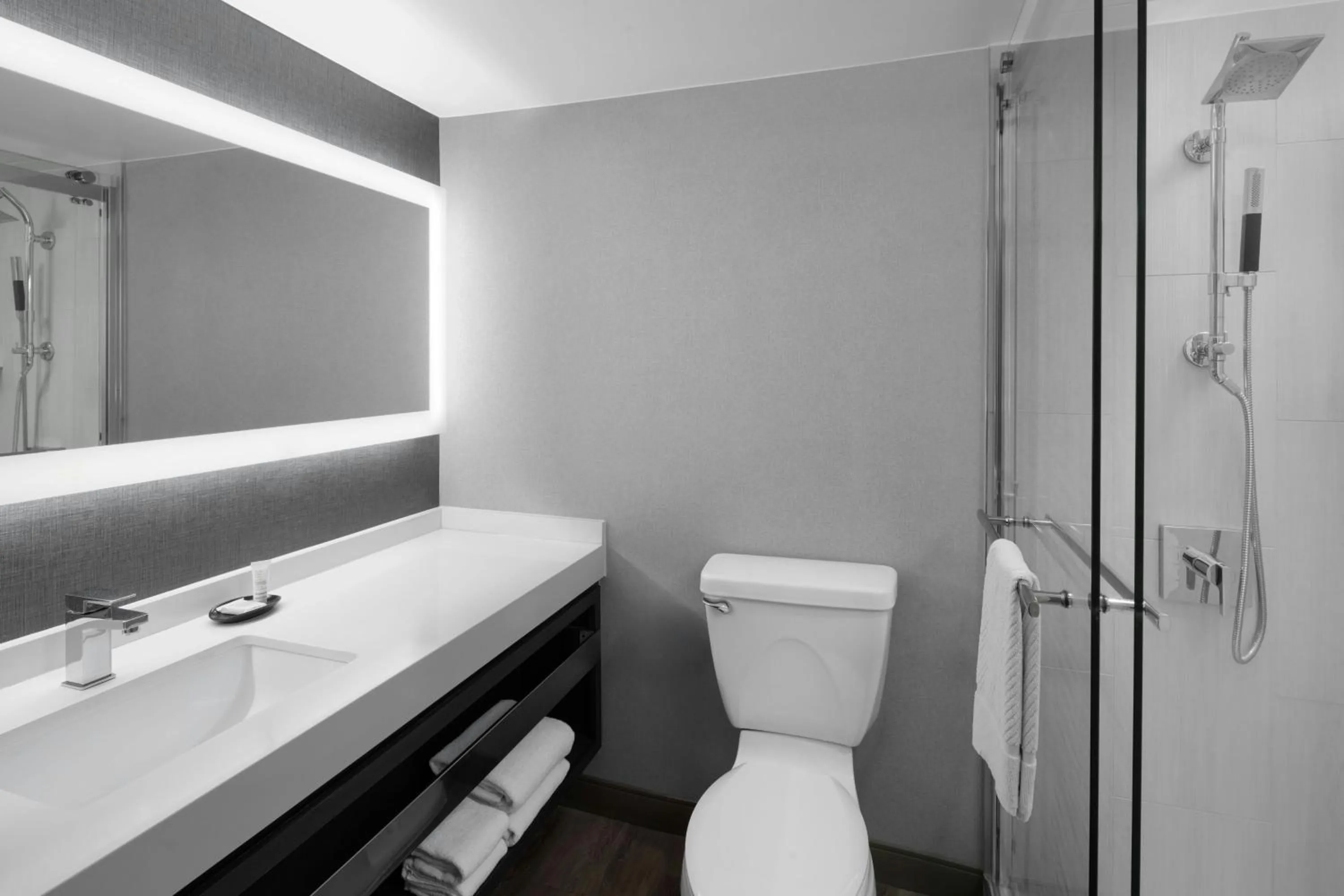 Bathroom in AC Hotel Arlington National Landing