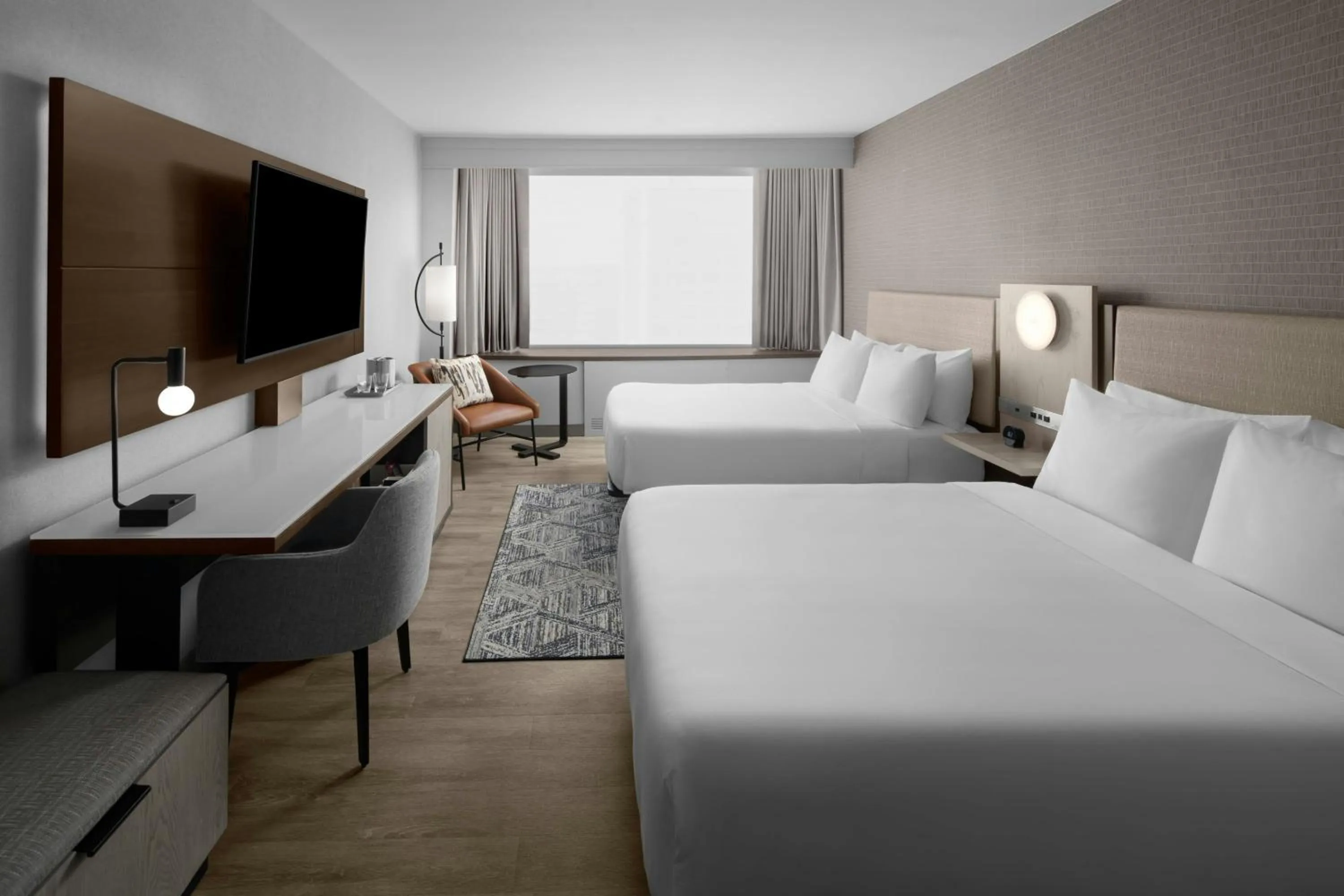 Photo of the whole room, Bed in AC Hotel Arlington National Landing