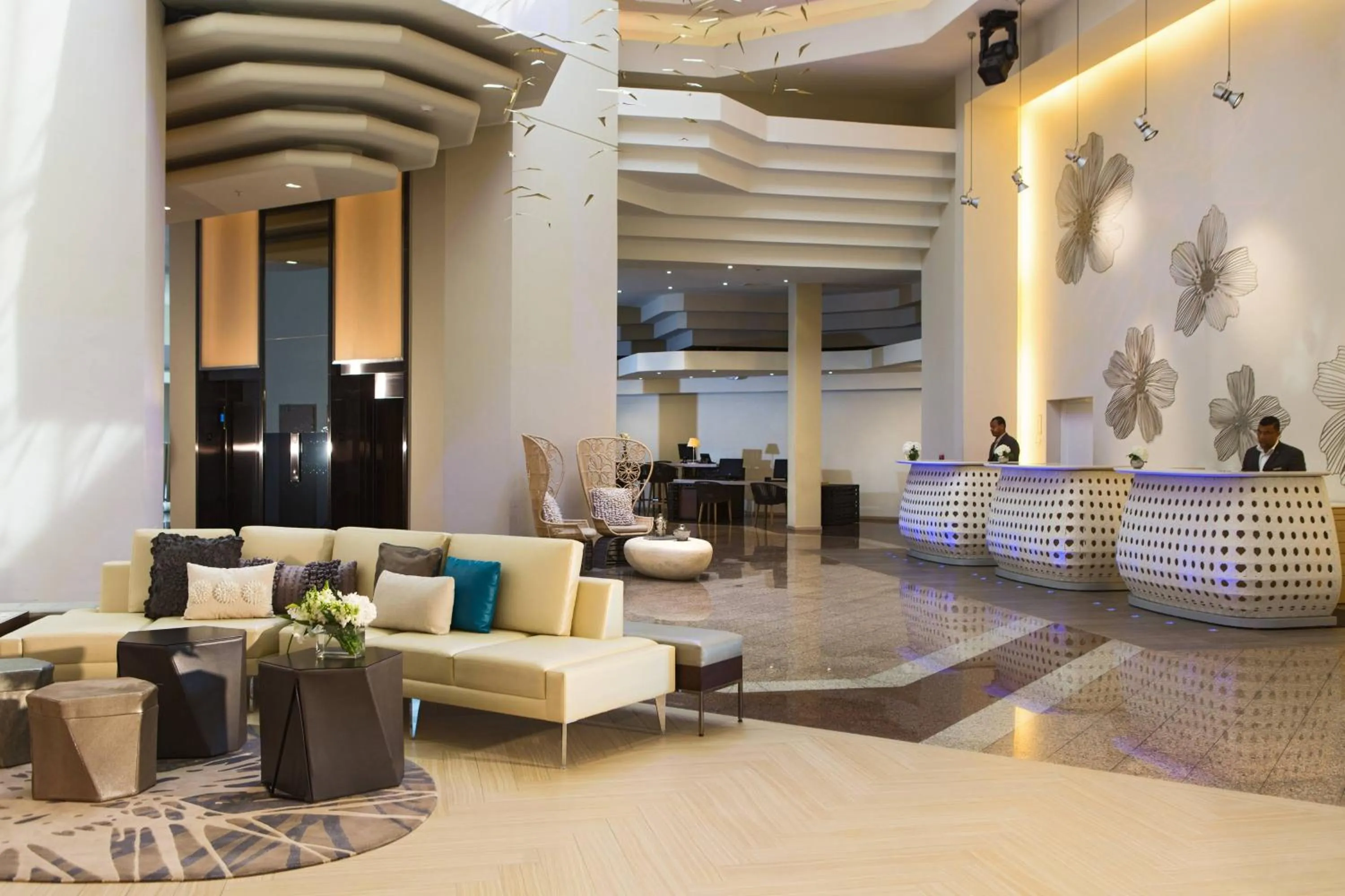 Lobby or reception in Renaissance Santo Domingo Jaragua Hotel & Casino