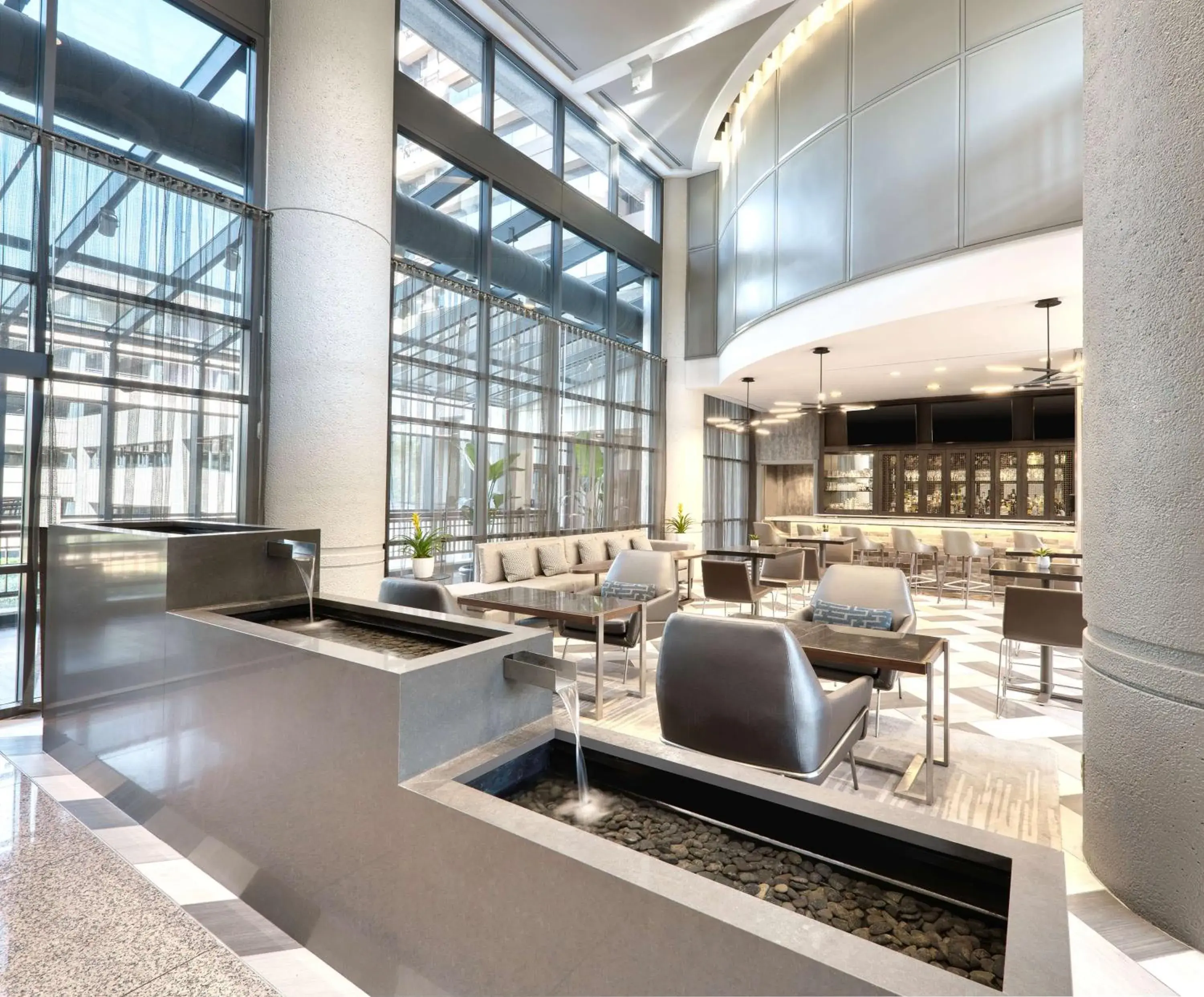 Lobby or reception in Embassy Suites by Hilton Bethesda Washington DC Lobby or reception in Embassy Suites by Hilton Bethesda Washington DC