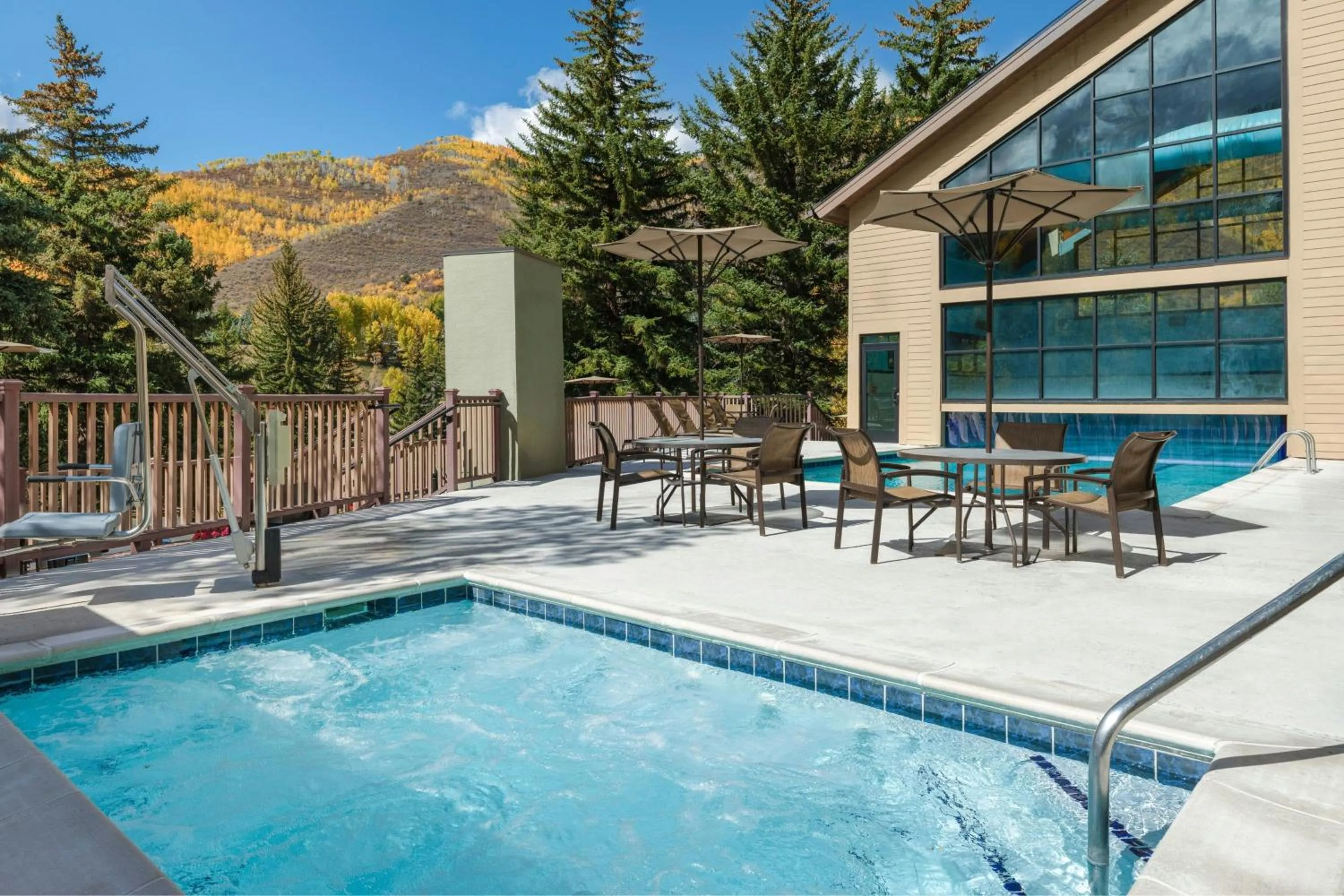 Swimming pool in Marriott's StreamSide Douglas at Vail