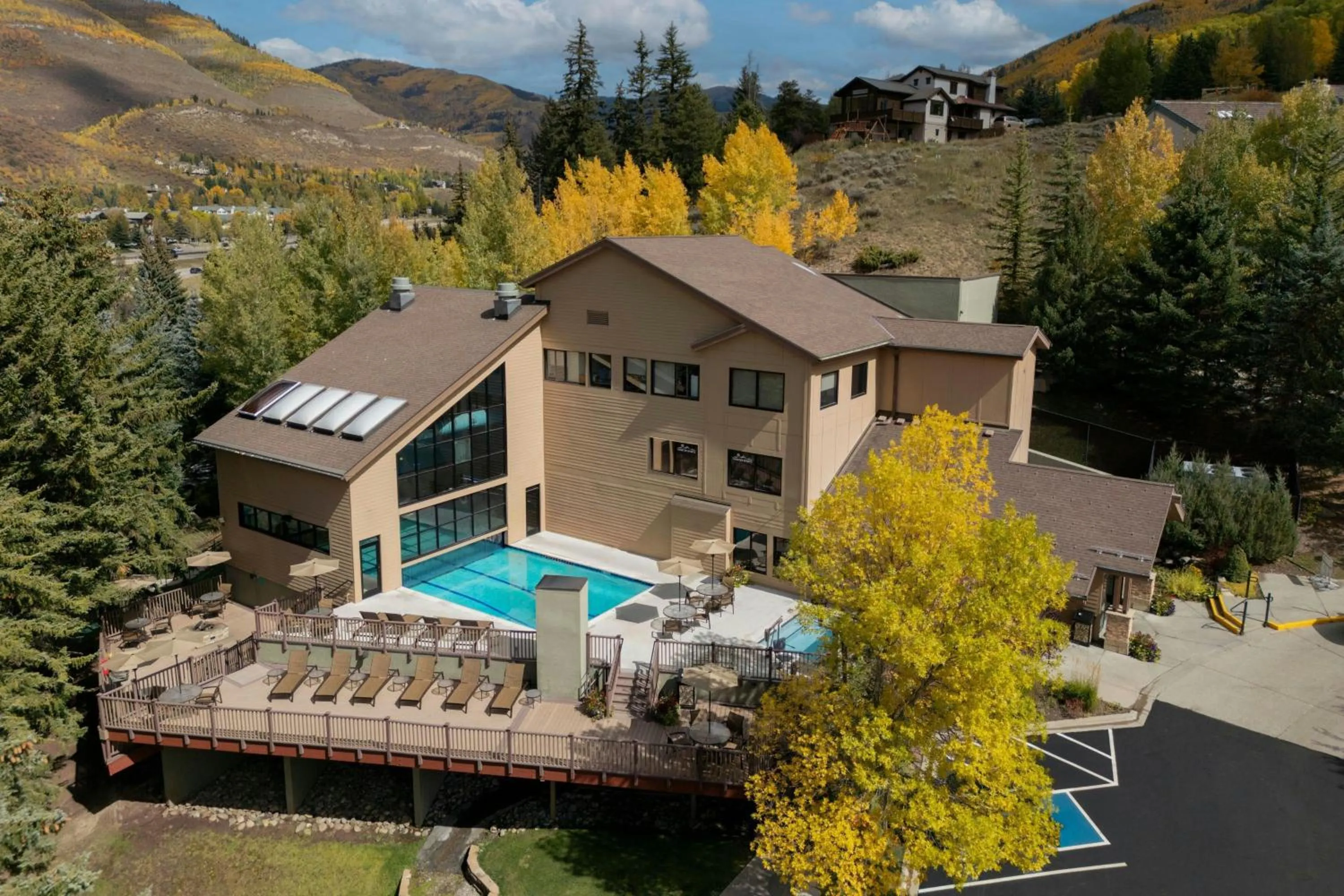 Swimming pool in Marriott's StreamSide Birch at Vail