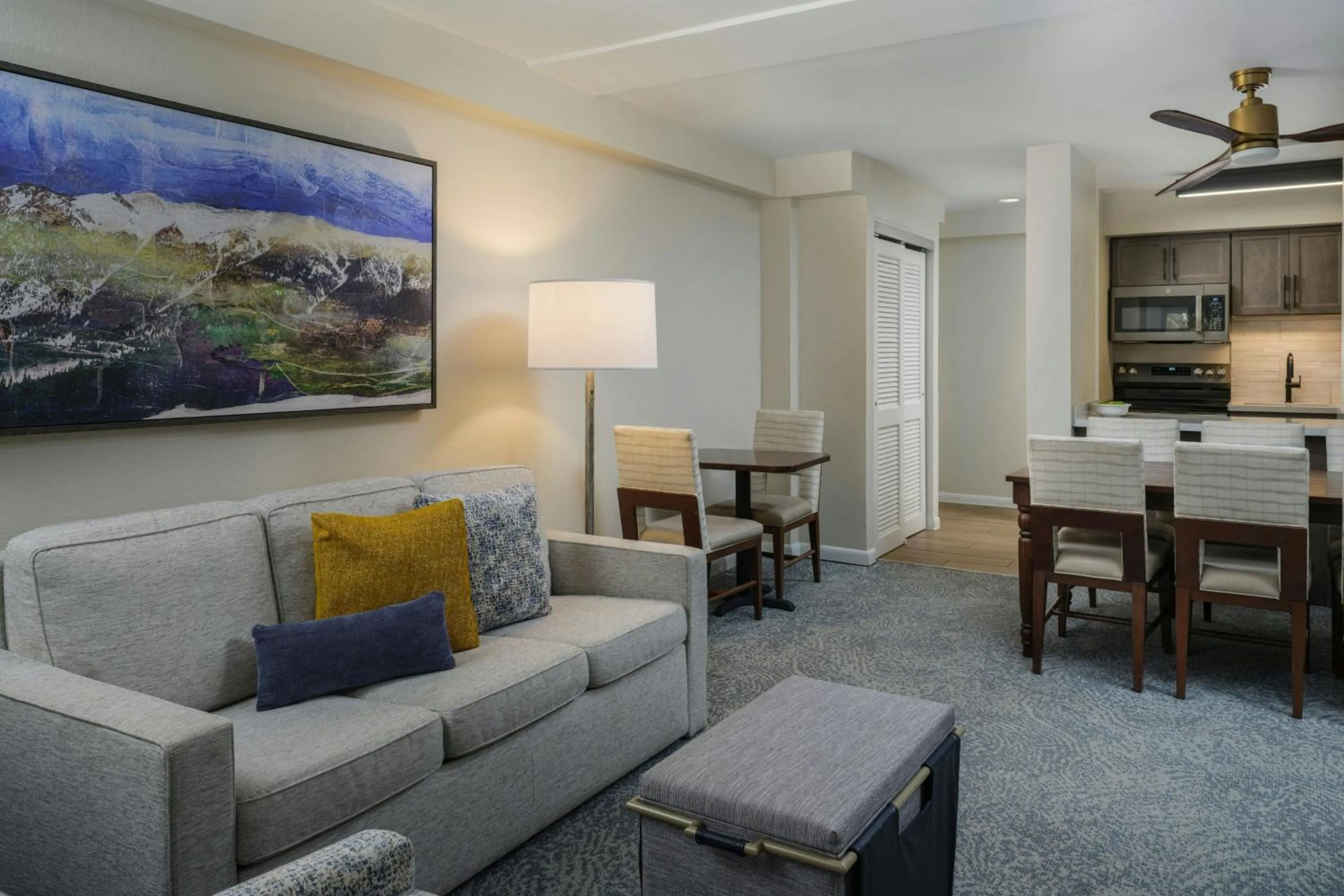 Living room in Marriott's StreamSide Birch at Vail