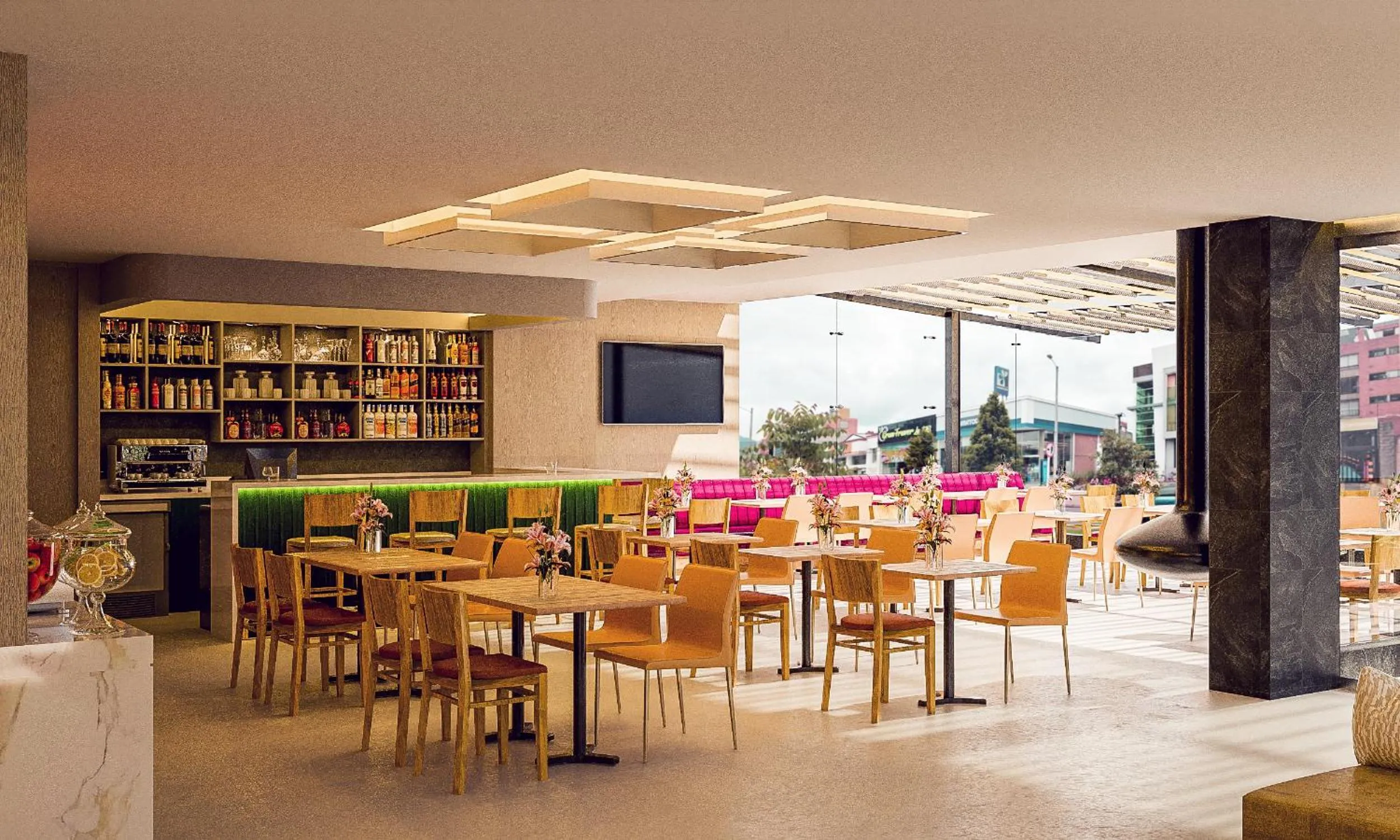 Restaurant/places to eat in One Sixteen Hotel