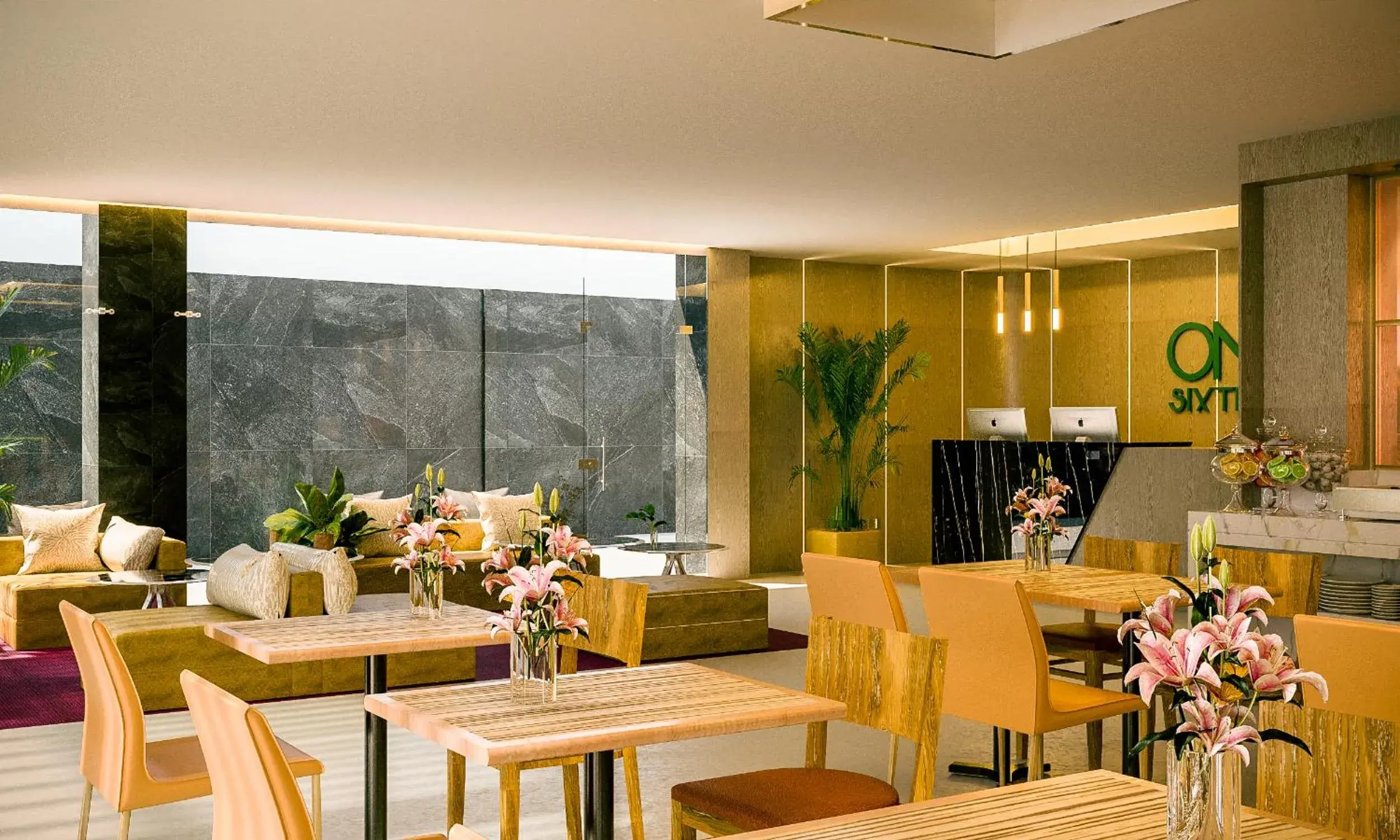 Lobby or reception in One Sixteen Hotel Lobby or reception in One Sixteen Hotel