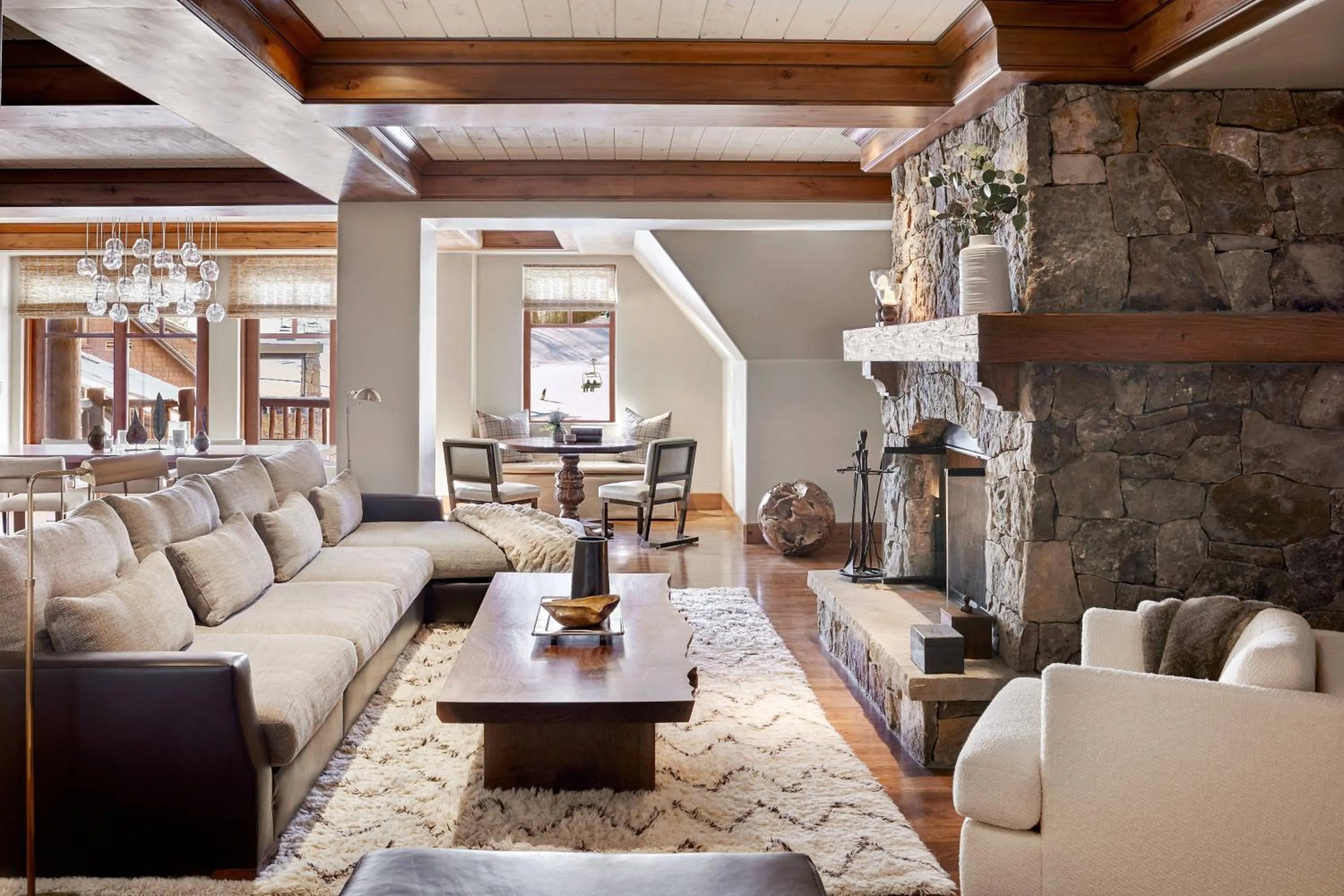 Living room in The Ritz-Carlton, Bachelor Gulch