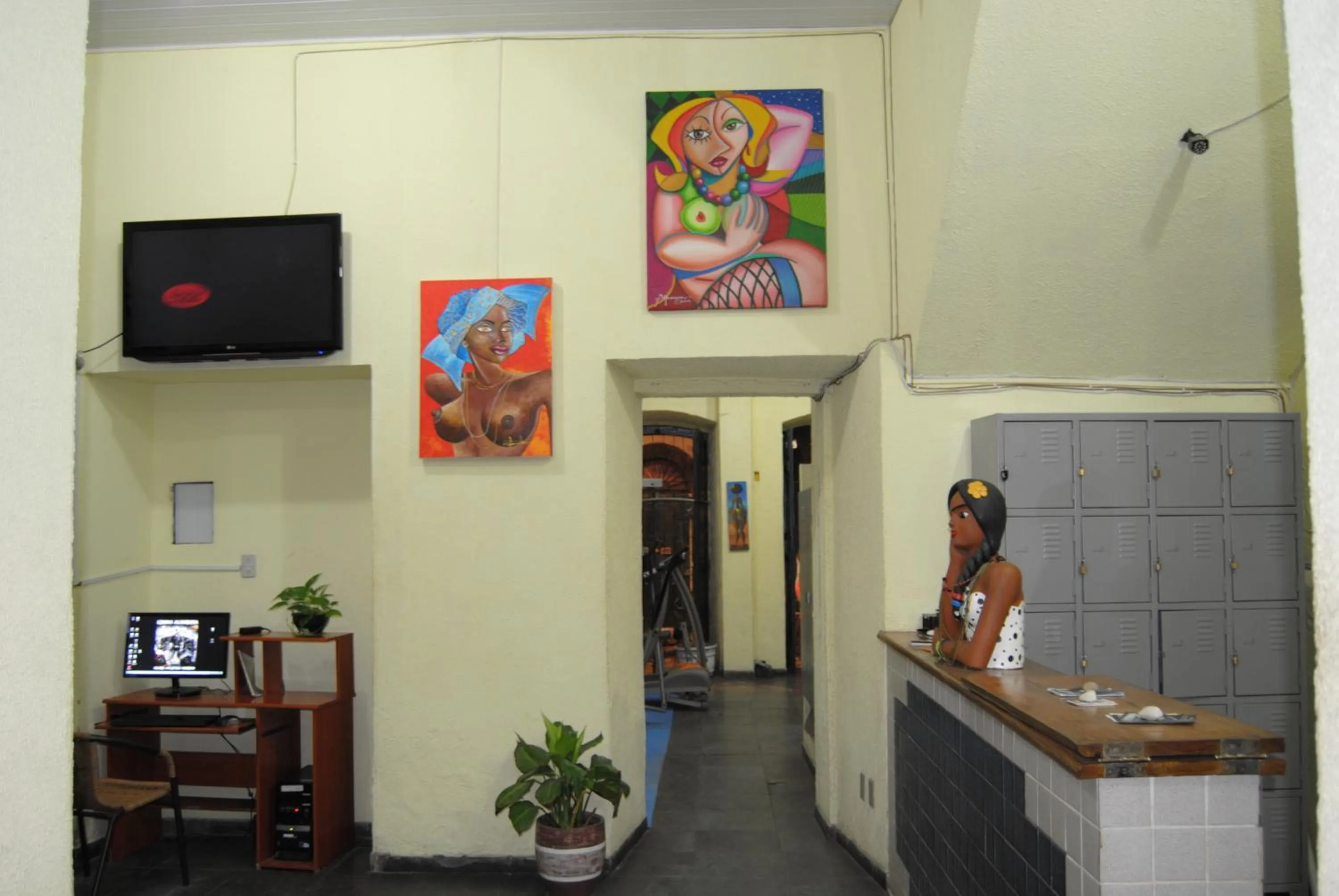 Lobby or reception in Pousada Solar dos Romanos