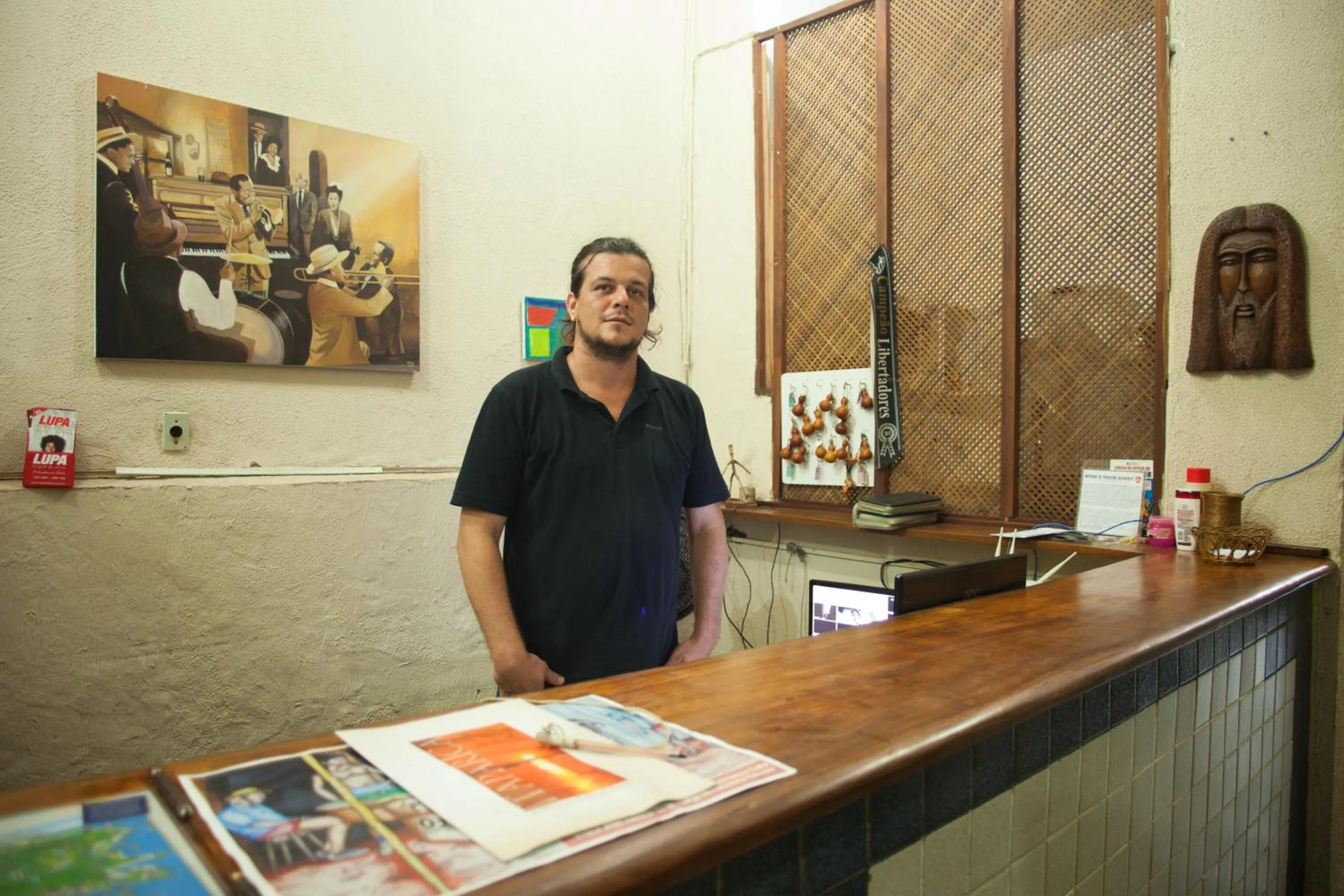 Lobby or reception in Pousada Solar dos Romanos