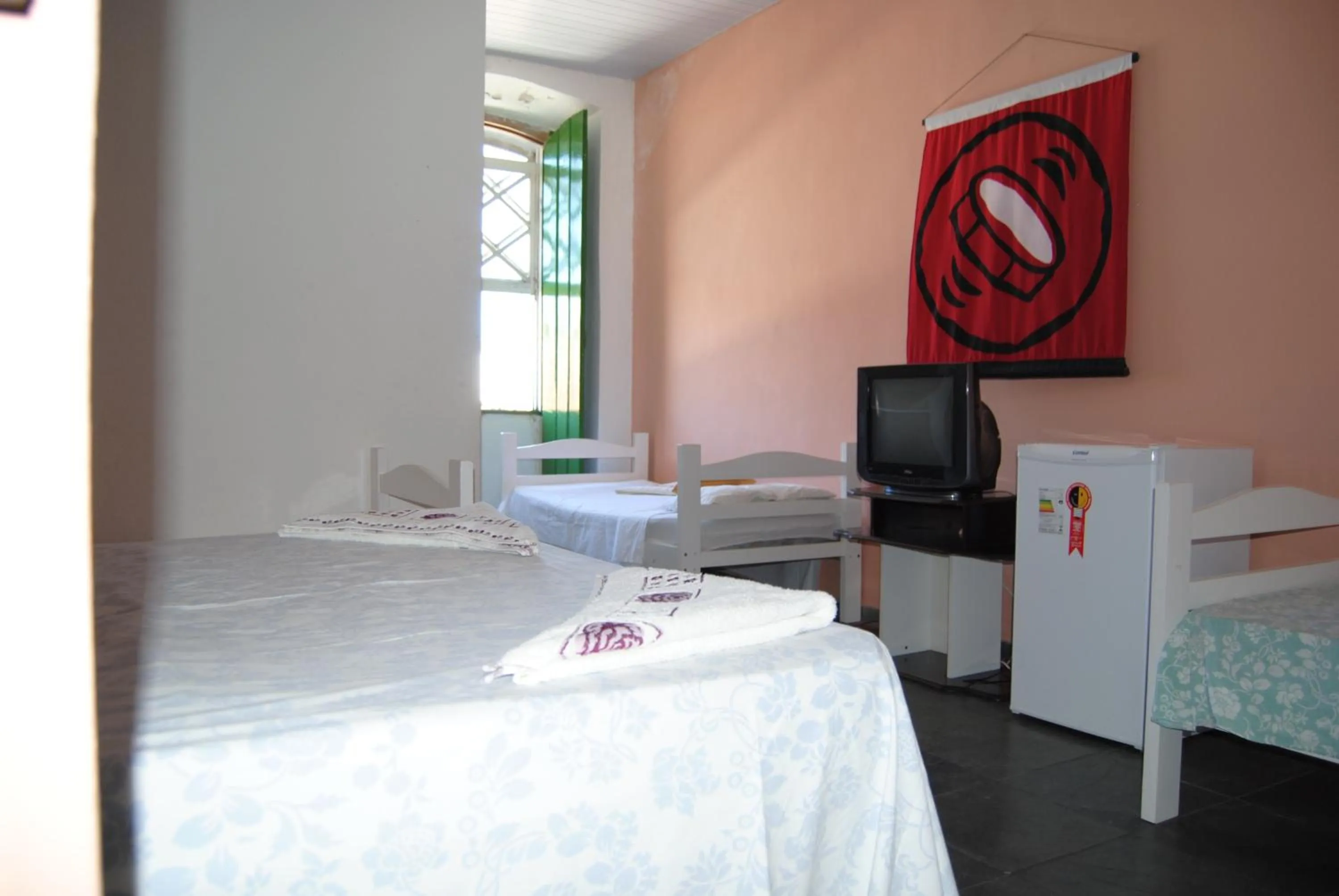 Bed in Pousada Solar dos Romanos