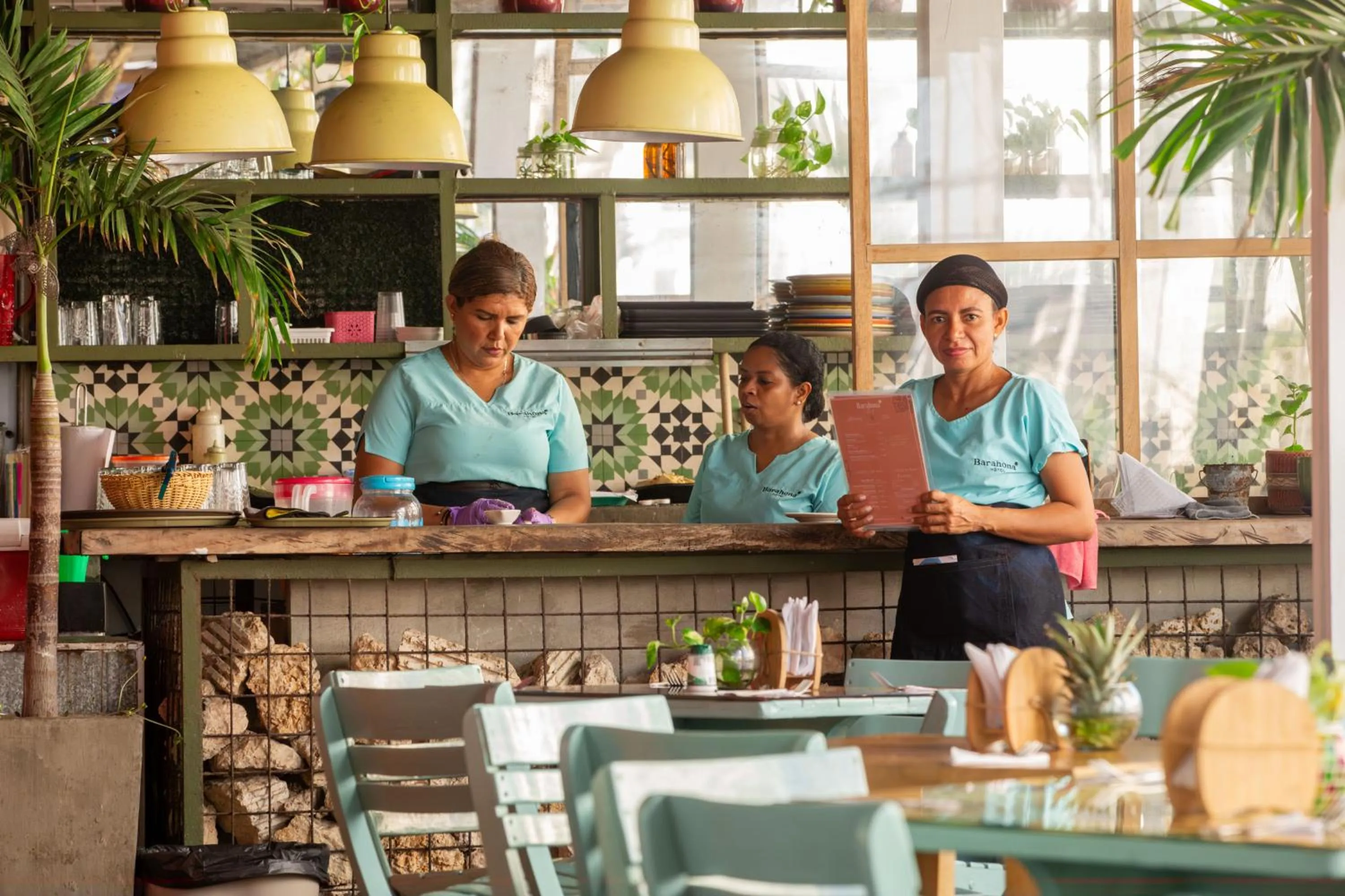Staff in Hotel Barahona Cartagena