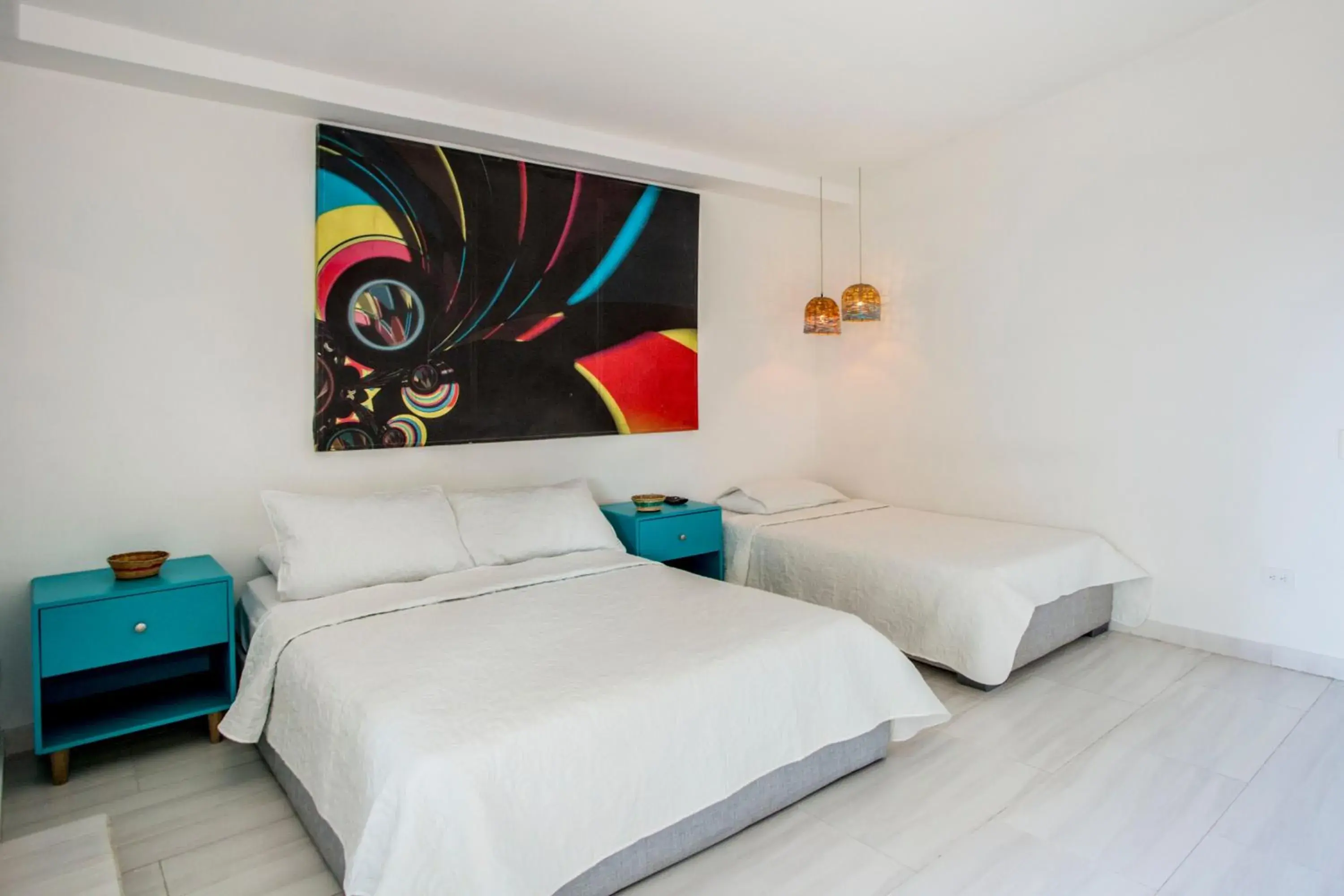 Bed in Hotel Barahona Cartagena Bed in Hotel Barahona Cartagena