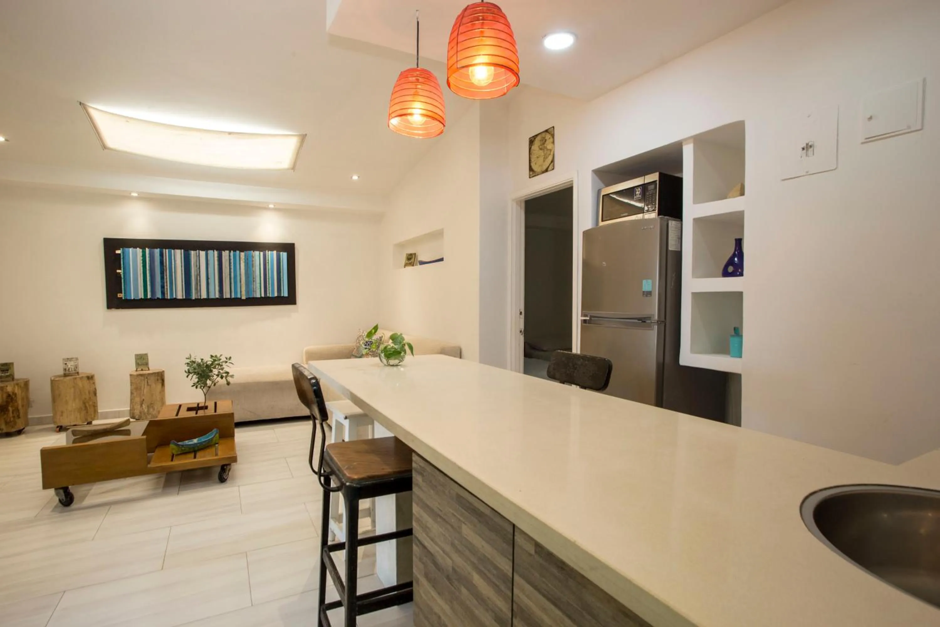 Living room in Hotel Barahona Cartagena