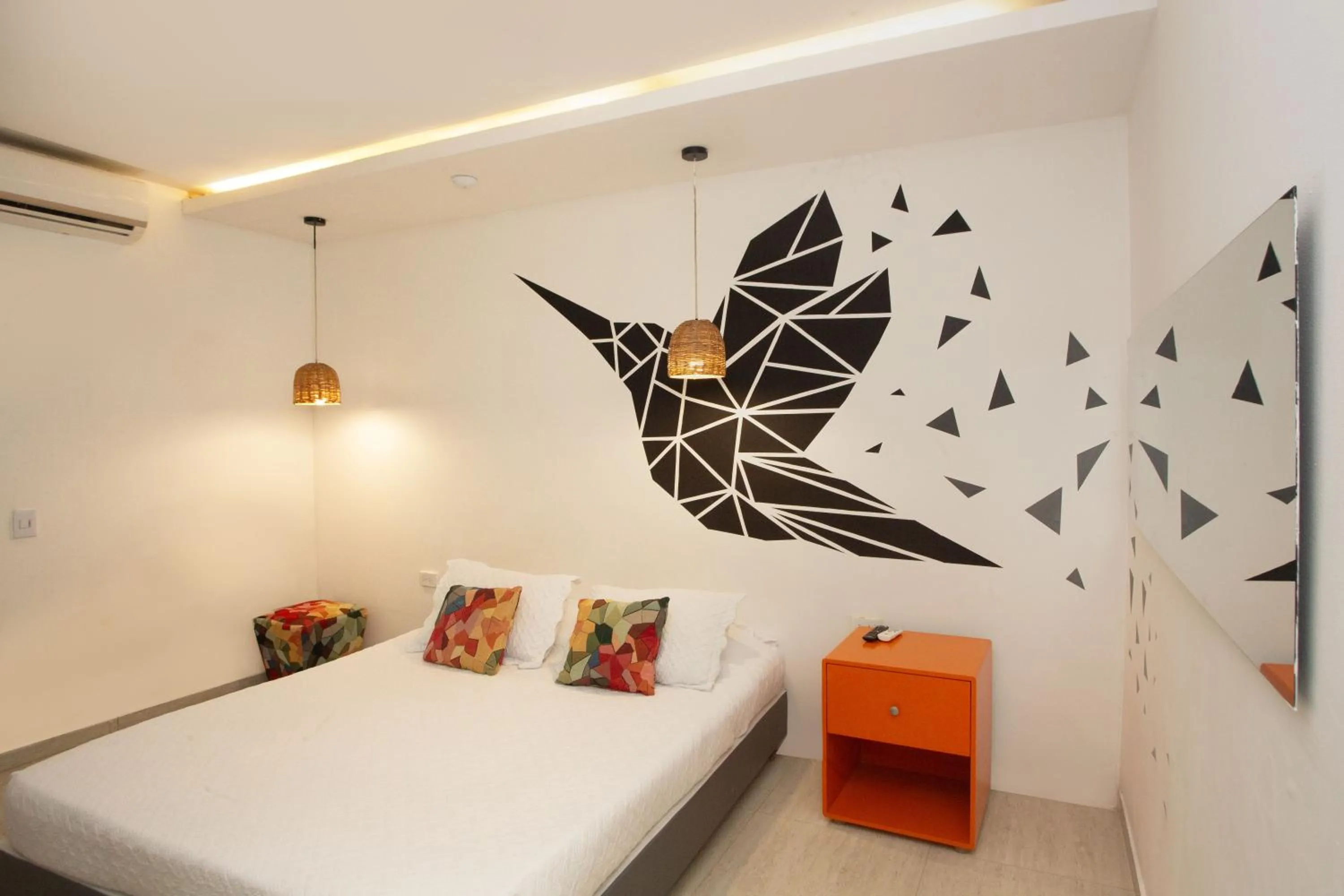 Bed in Hotel Barahona Cartagena