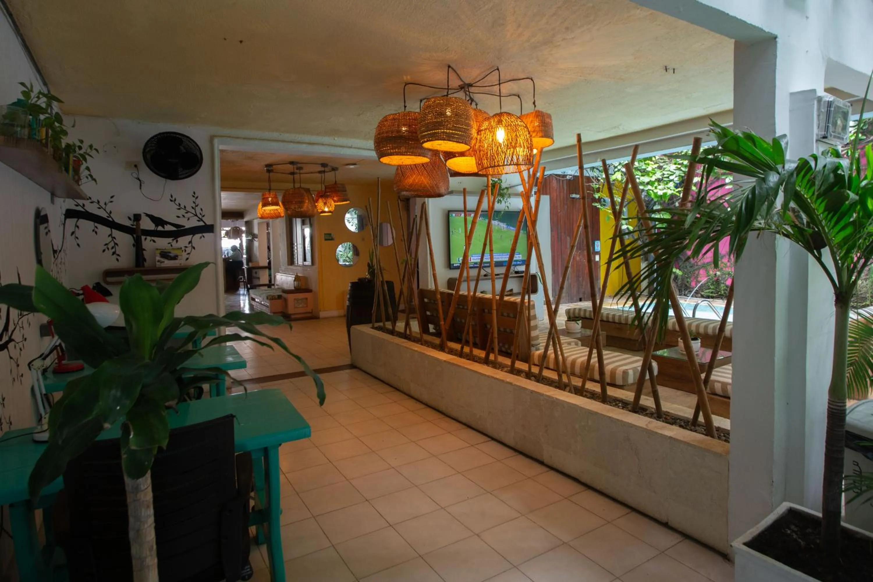 Living room in Hotel Barahona Cartagena