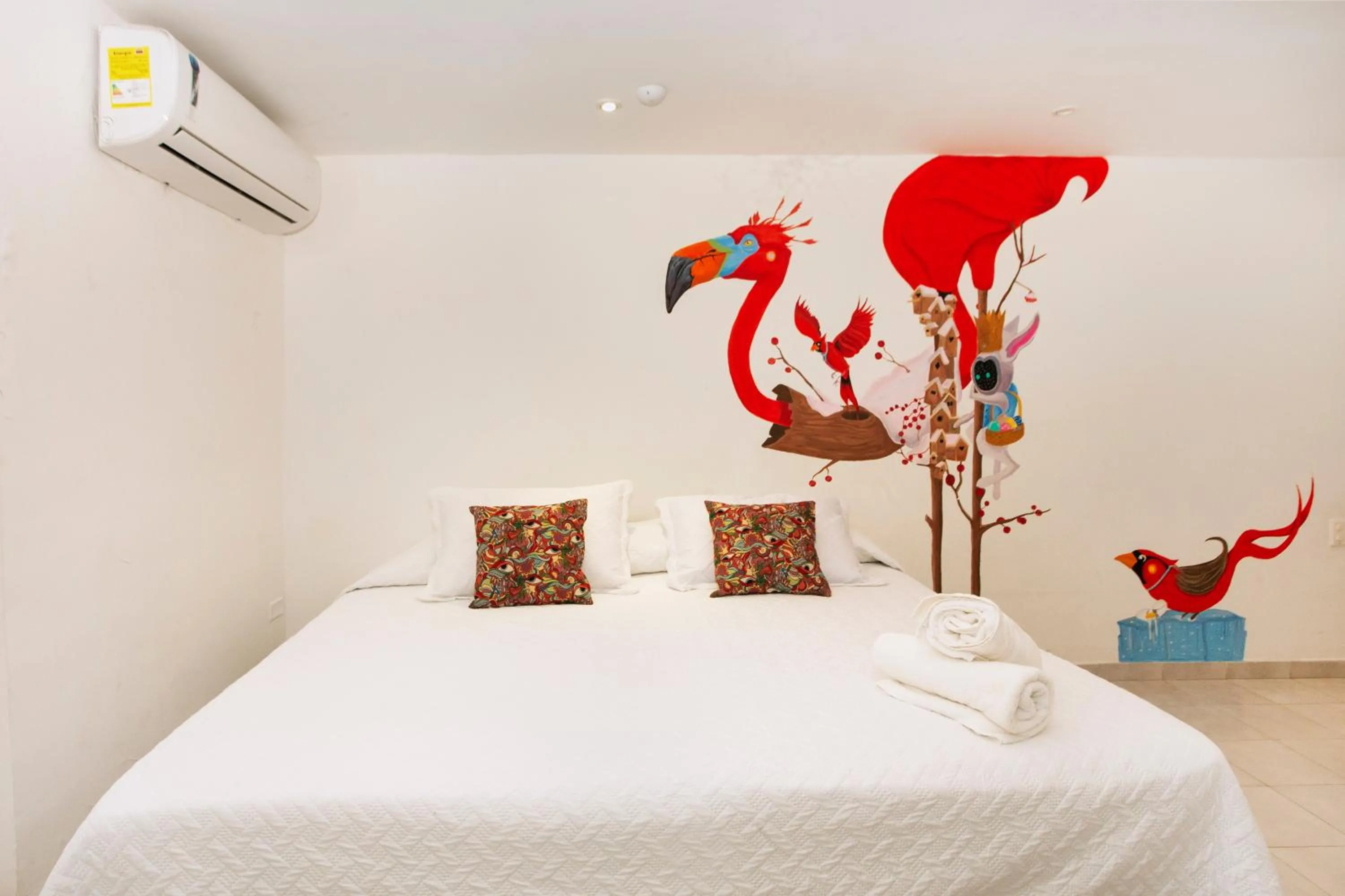 Bed in Hotel Barahona Cartagena