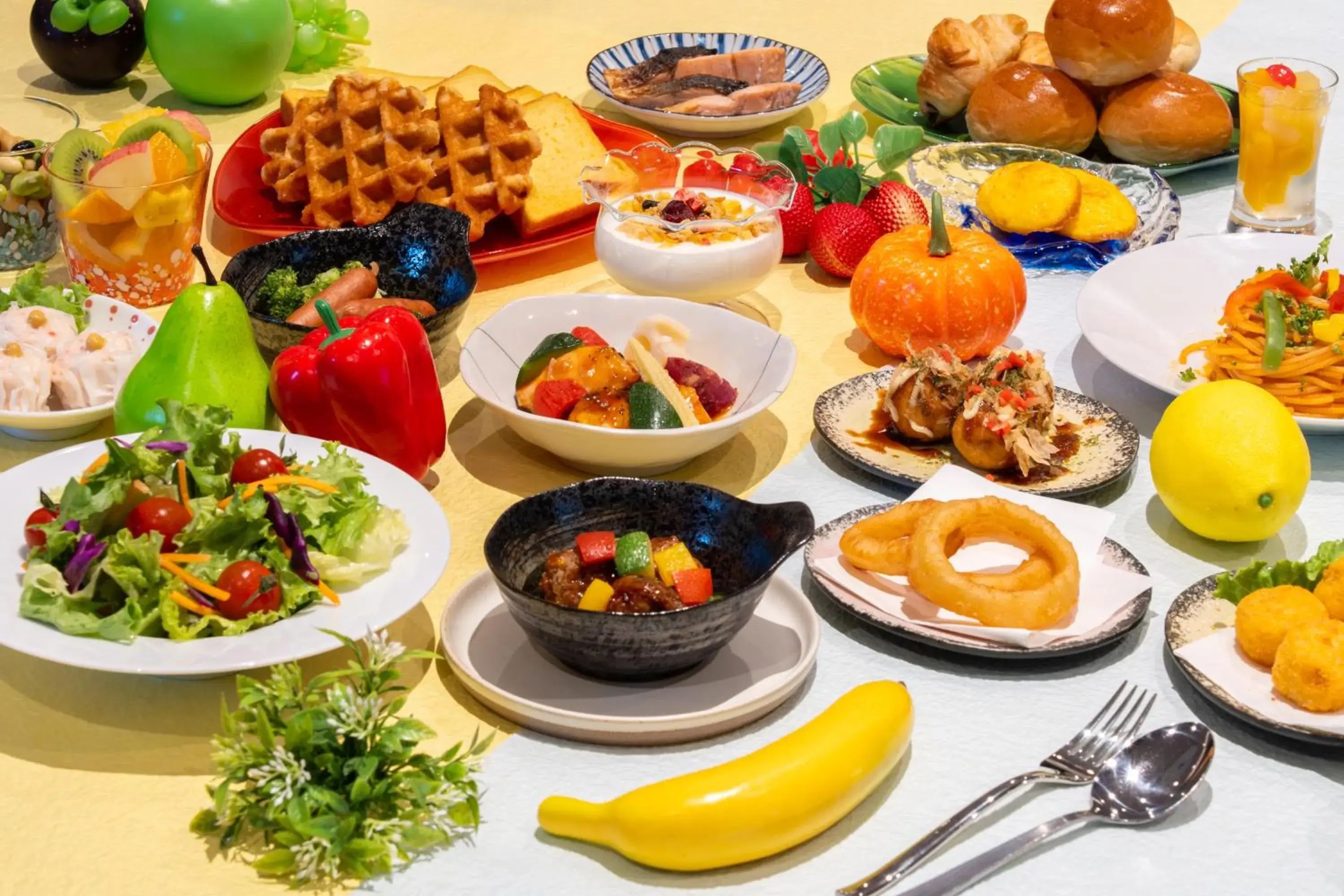 Breakfast in Shinsaibashi-Higashi Crystal Hotel Breakfast in Shinsaibashi-Higashi Crystal Hotel