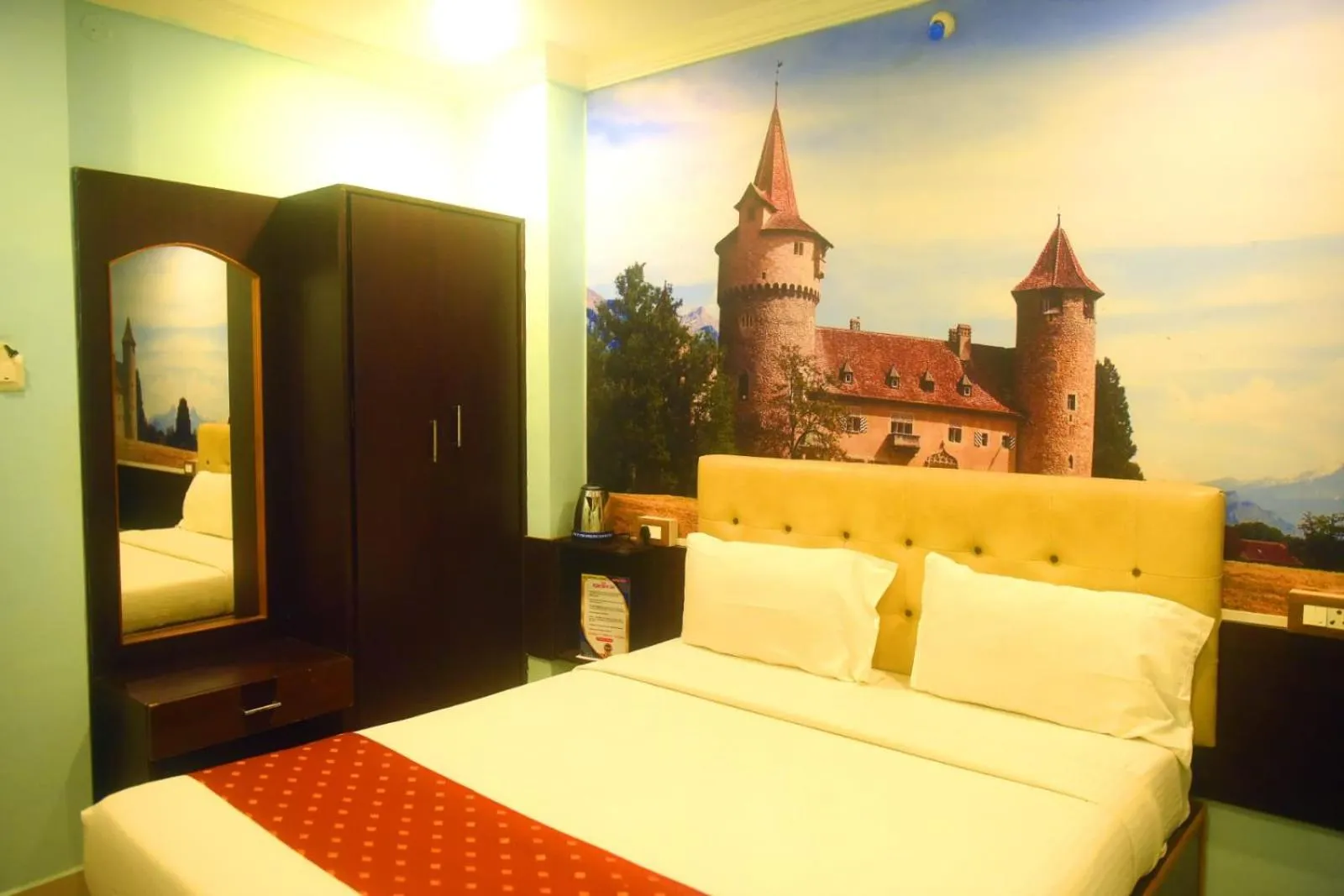 Bed in Hotel Apple Park Inn