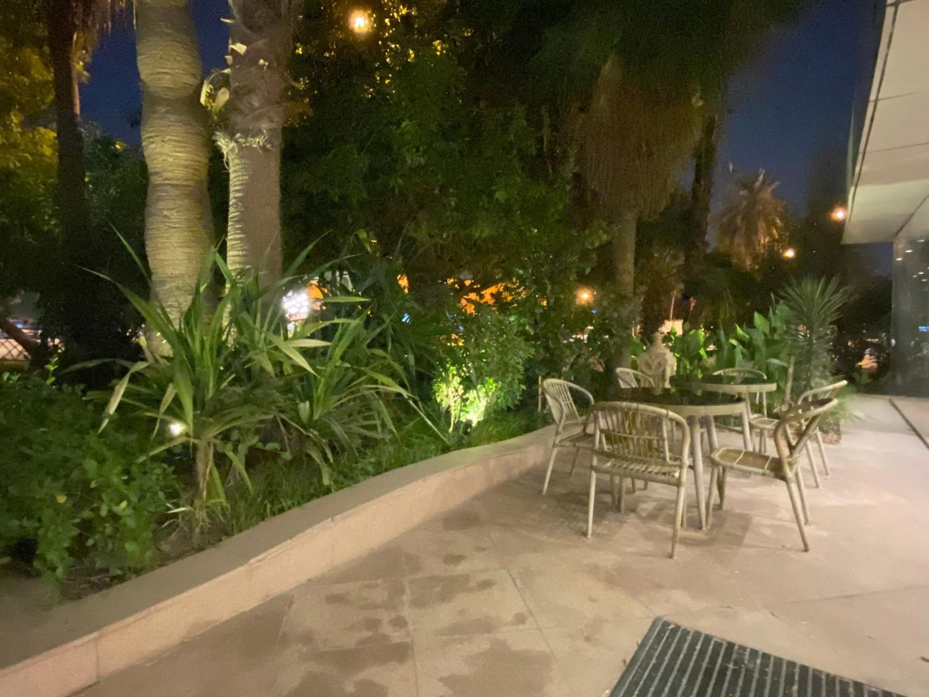 Patio in Mansouri Mansions Hotel