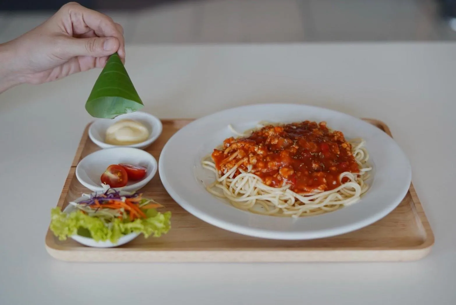 Food close-up in Akelada Hotel