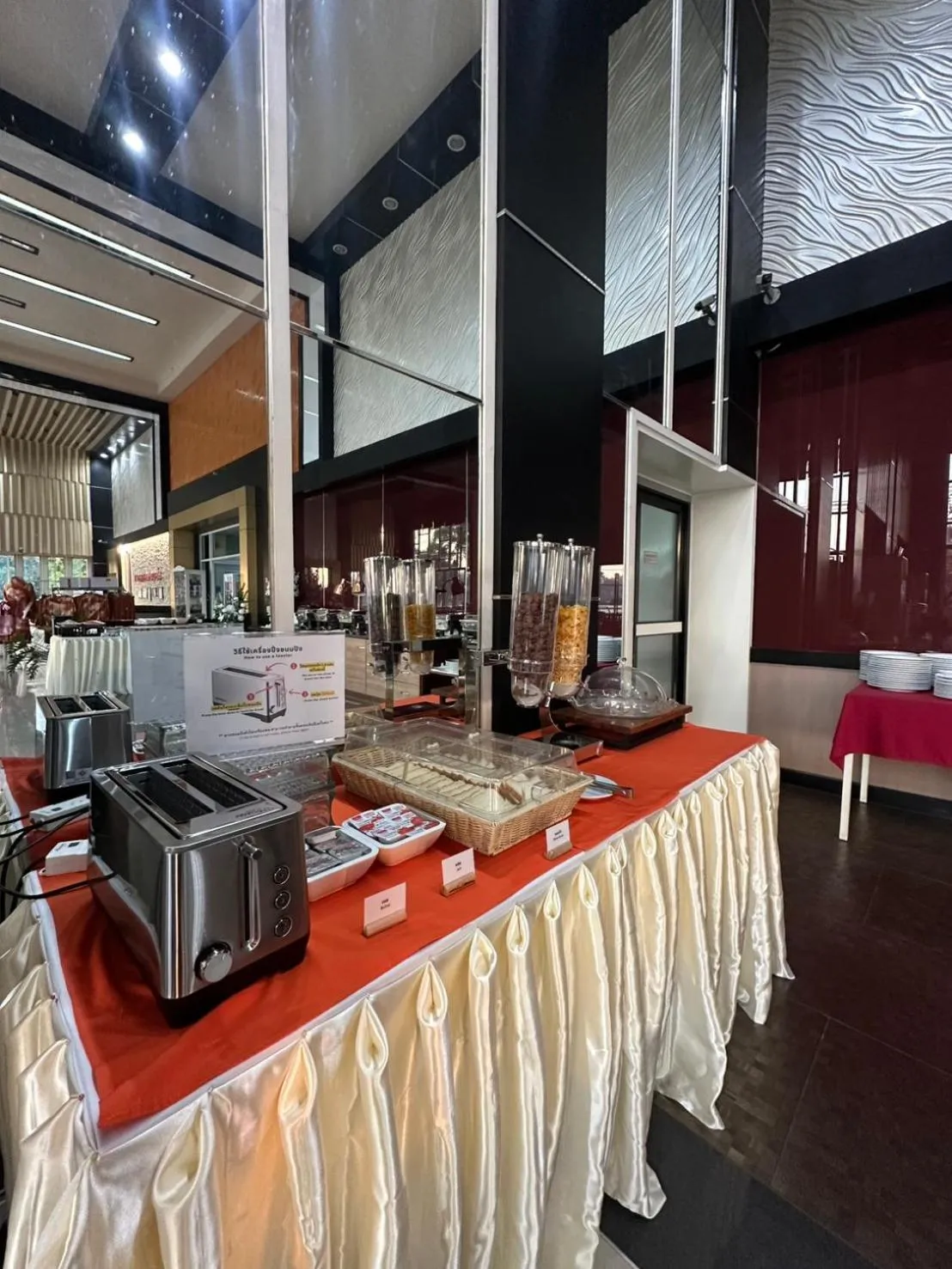 Buffet breakfast in Akelada Hotel