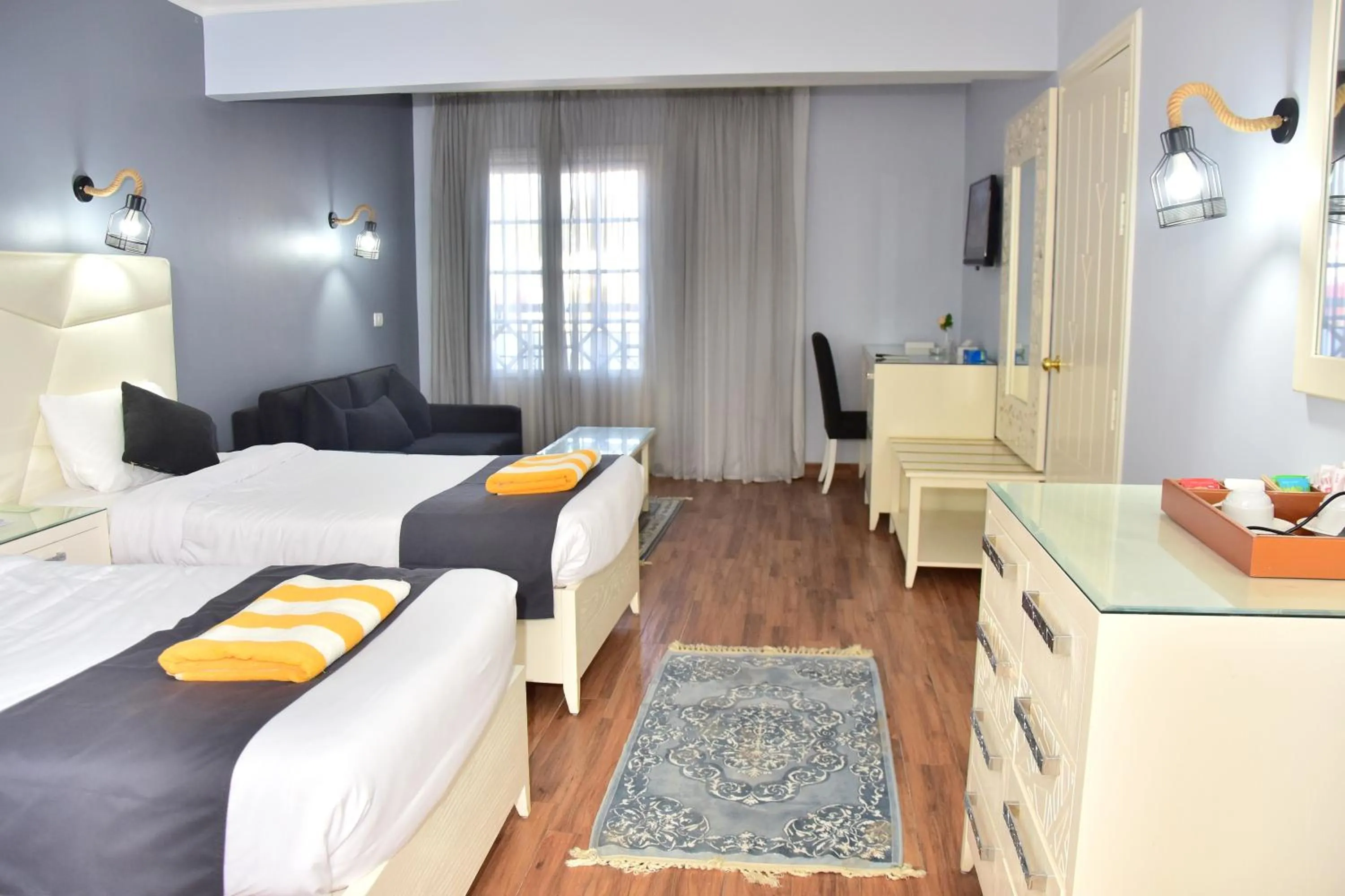 Bed in Verginia Sharm Resort & Aqua Park