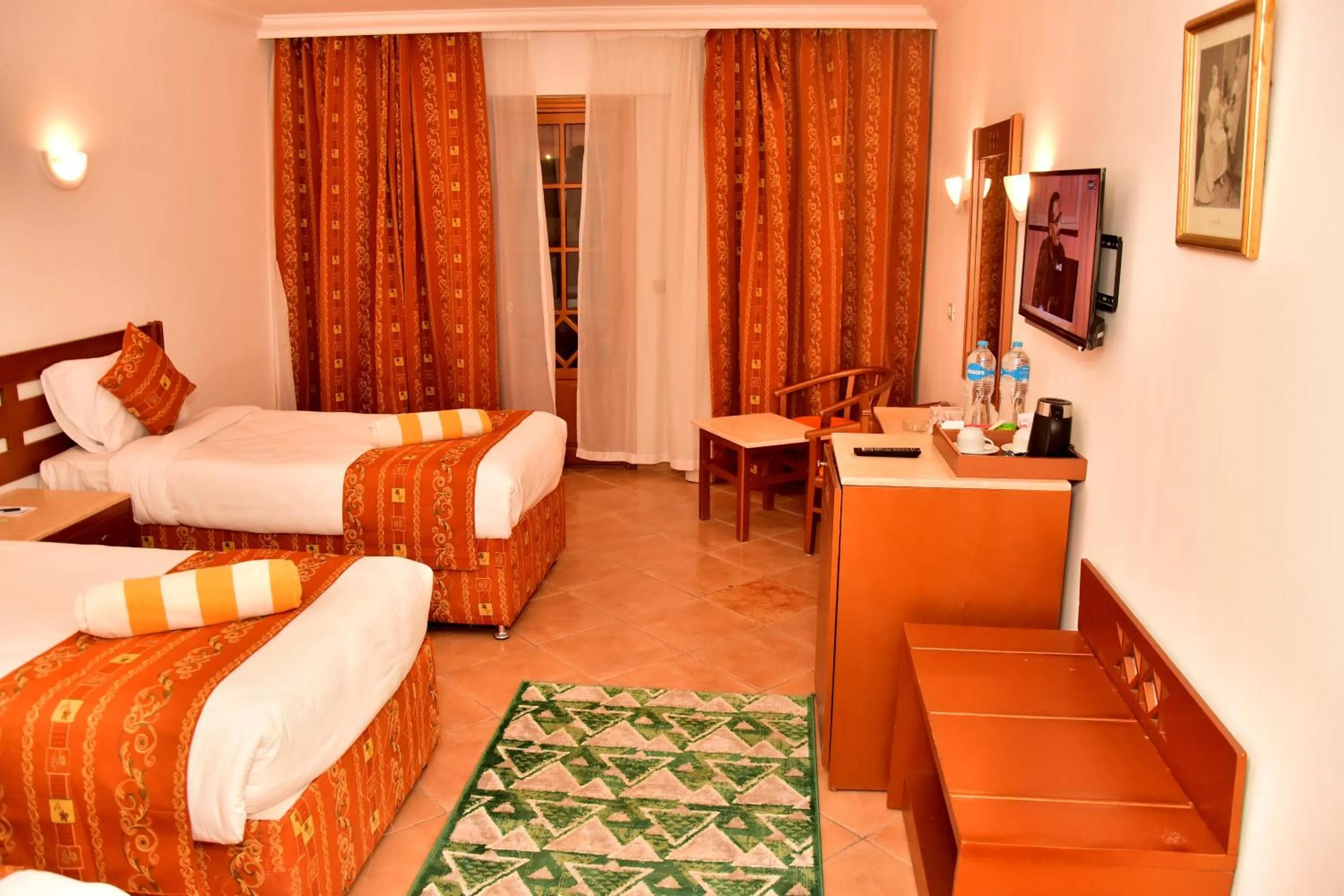 Bed in Verginia Sharm Resort & Aqua Park