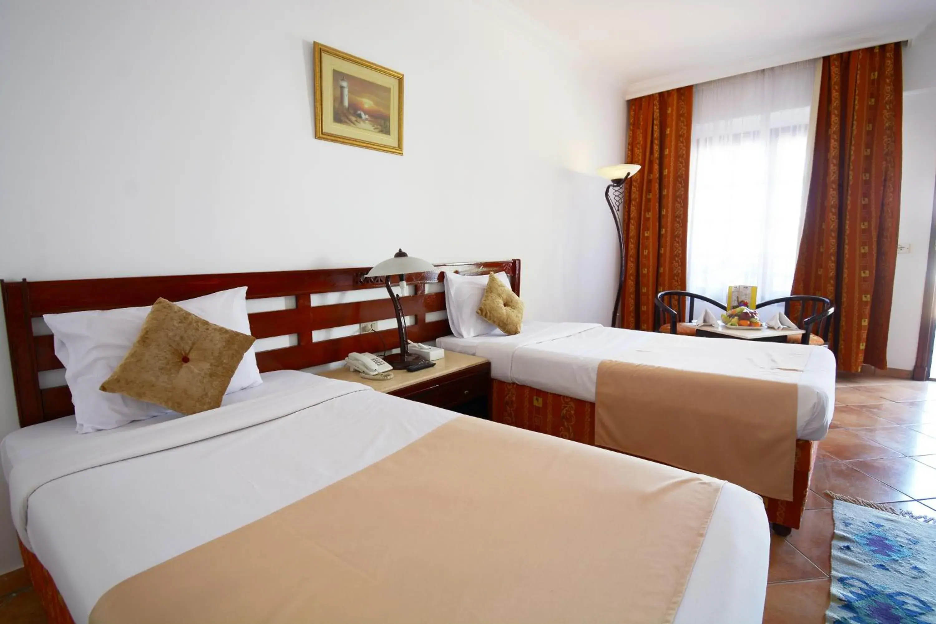 Pool view, Bed in Verginia Sharm Resort & Aqua Park Pool view, Bed in Verginia Sharm Resort & Aqua Park