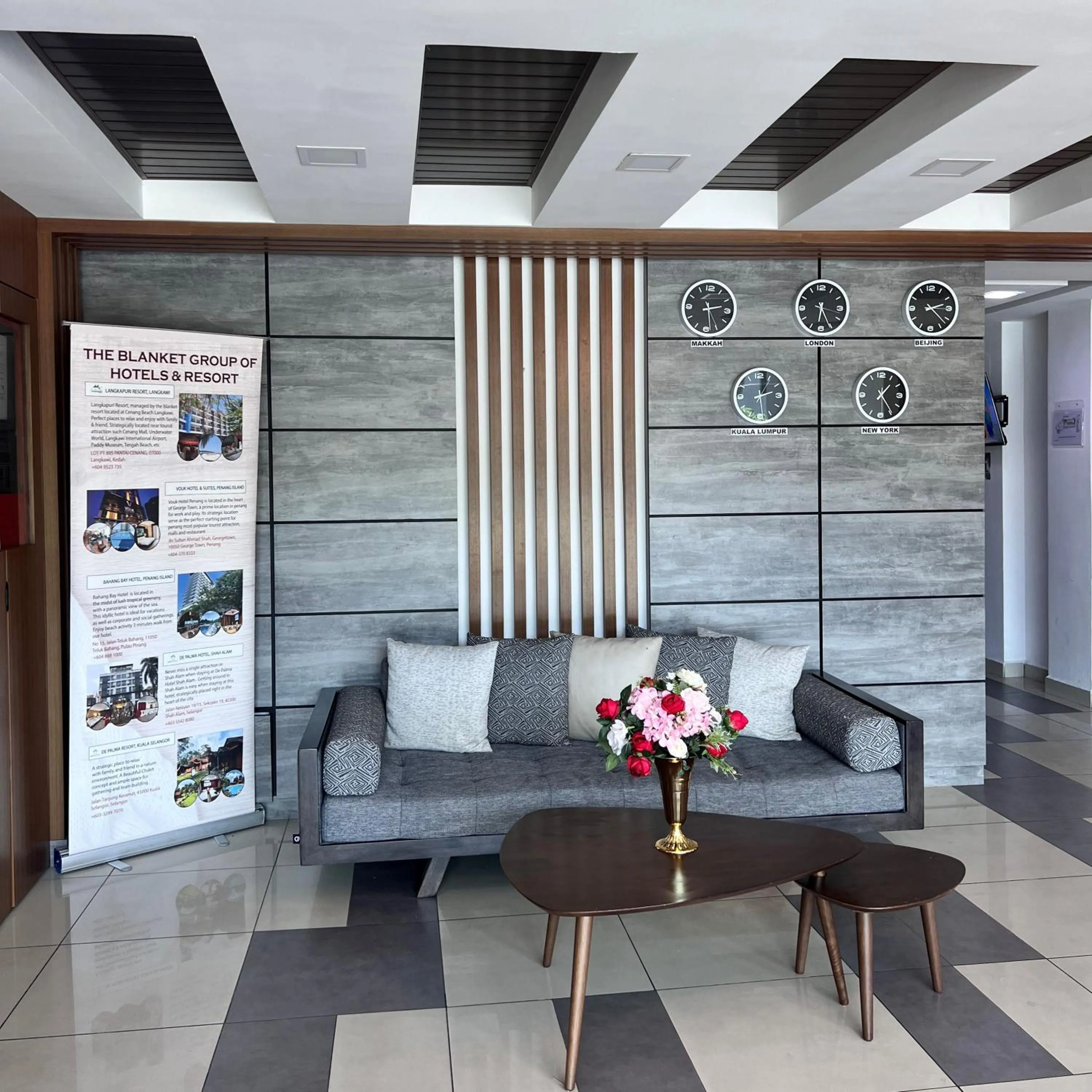 Seating area in Langkapuri Resort Langkawi