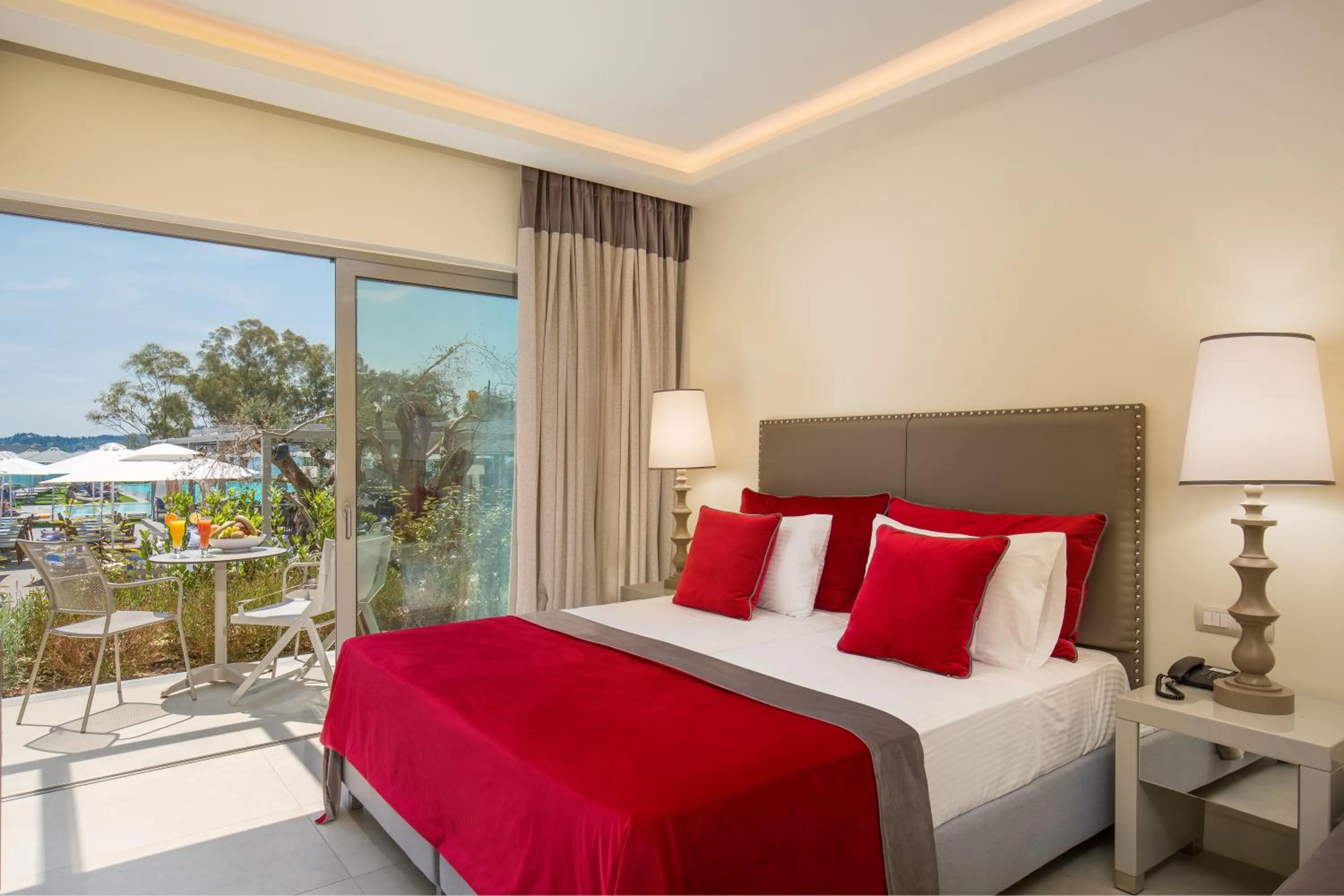 Bed in Rodostamo Hotel & Spa- Adults Friendly