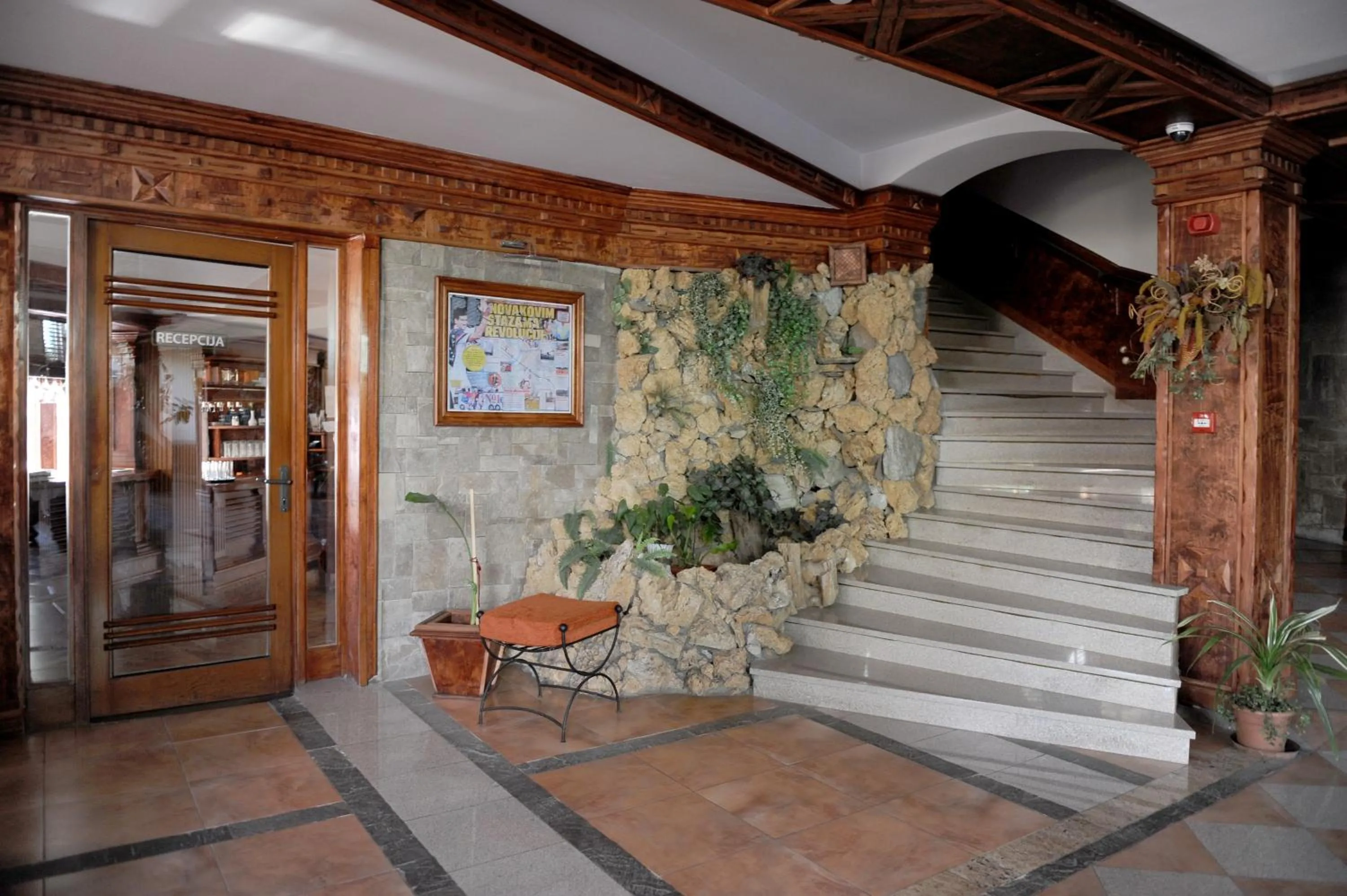 Lobby or reception in Hotel Centar Balasevic