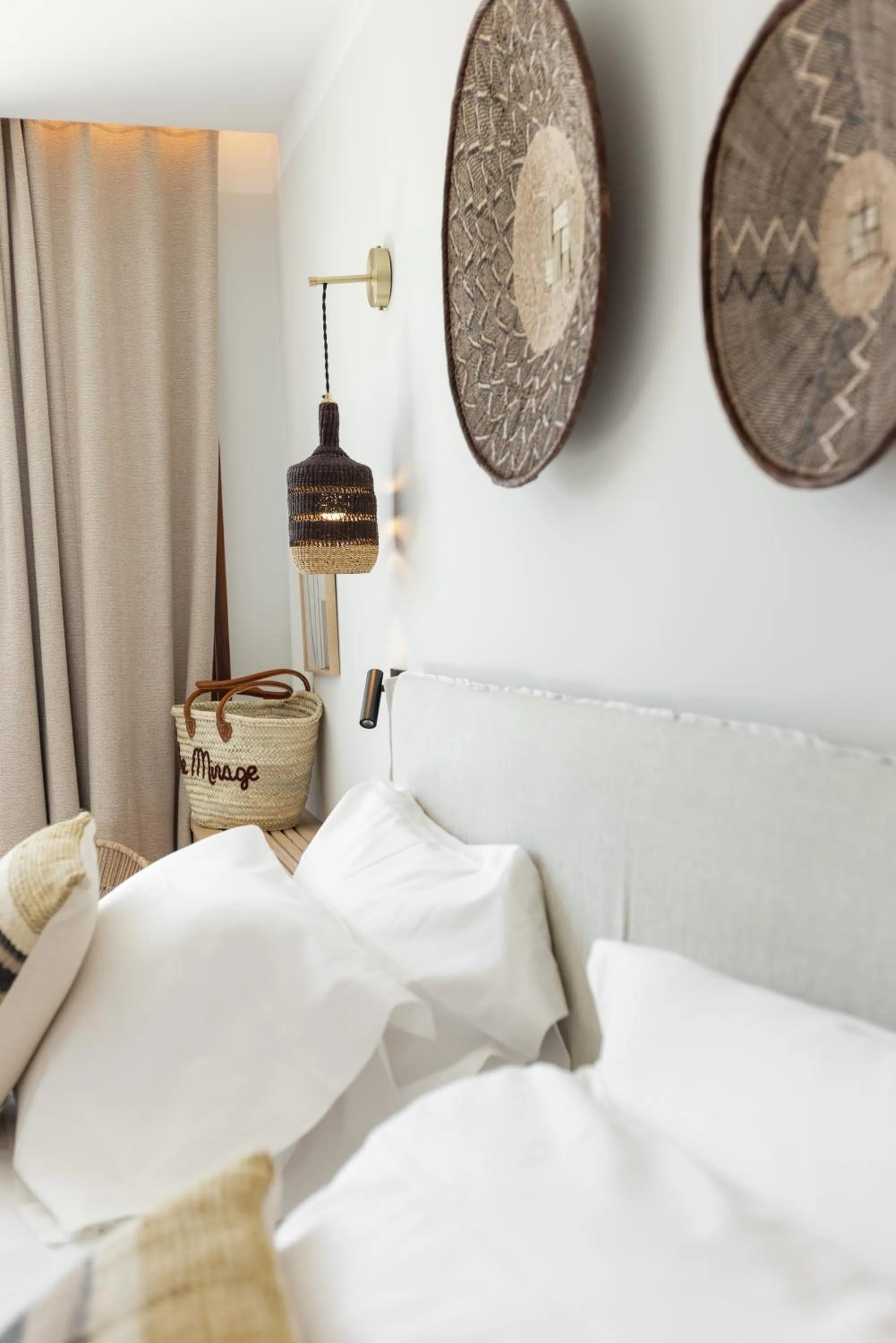 Decorative detail, Bed in Le Mirage