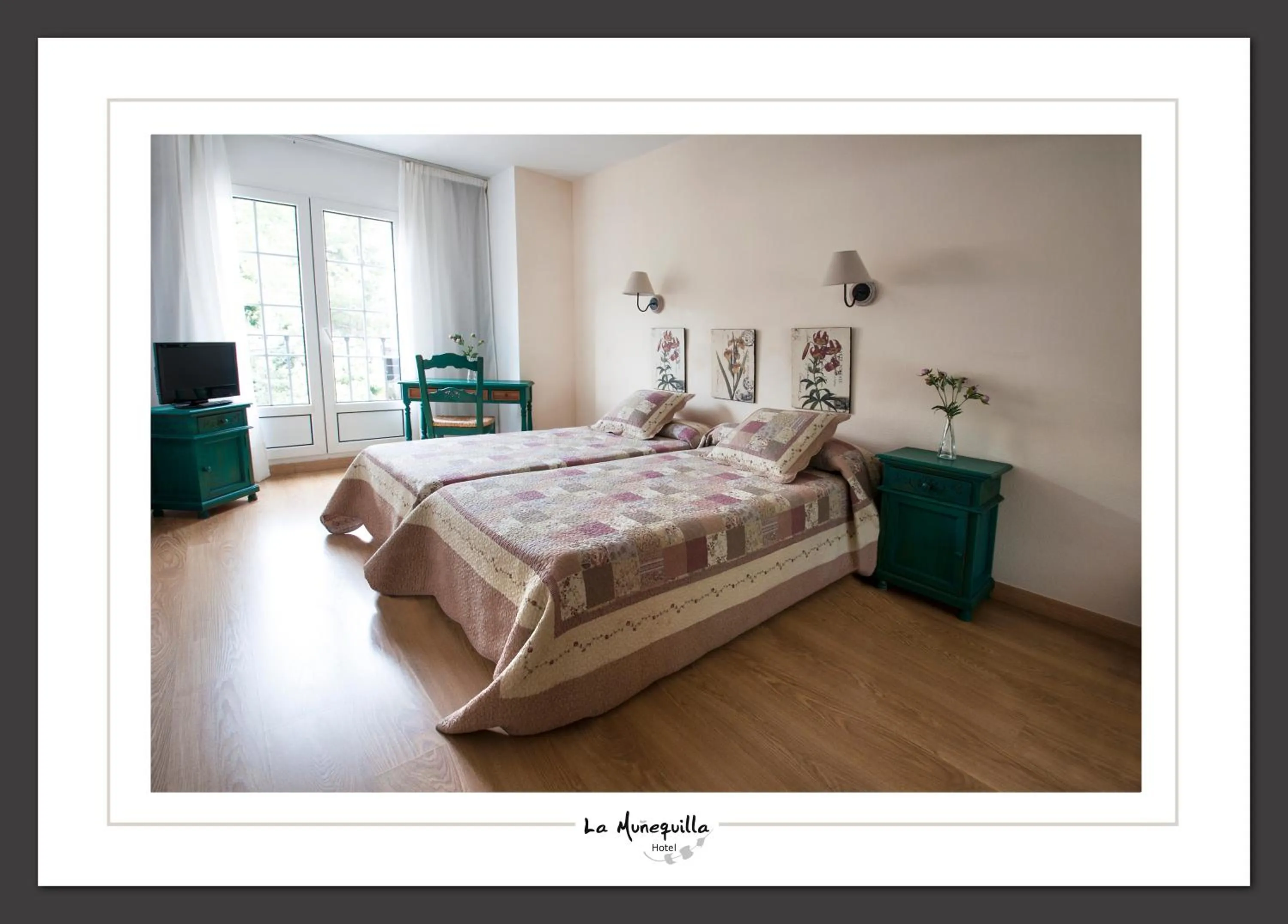 Bed in Hotel la Muñequilla