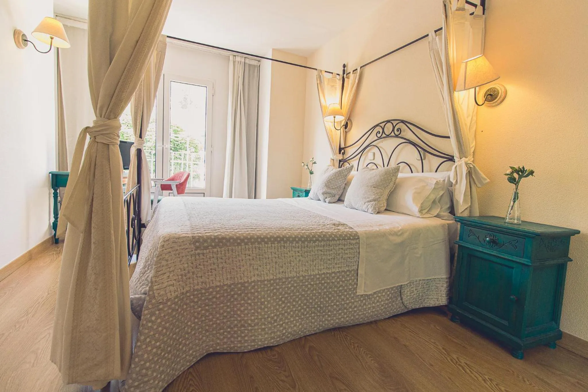 Bed in Hotel la Muñequilla