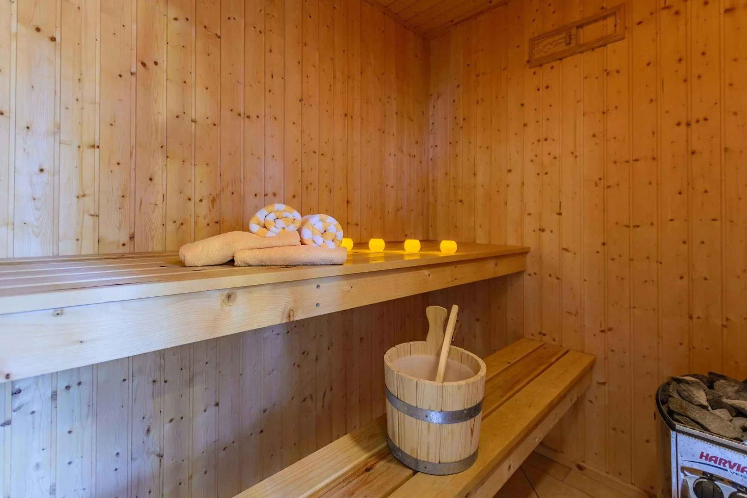 Sauna in Ferienhaus Seepferdchen