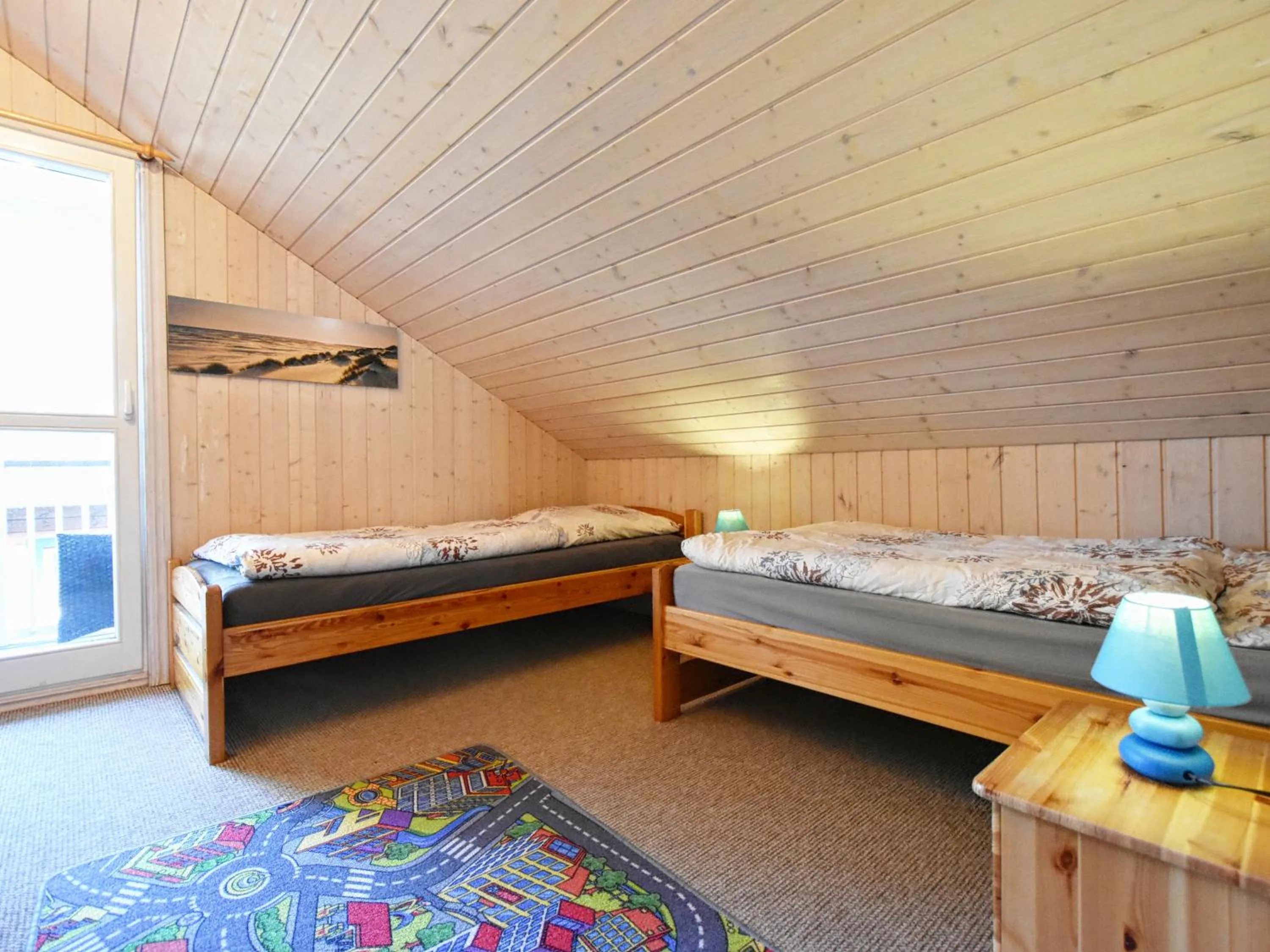 Photo of the whole room, Bed in Ferienhaus Seepferdchen