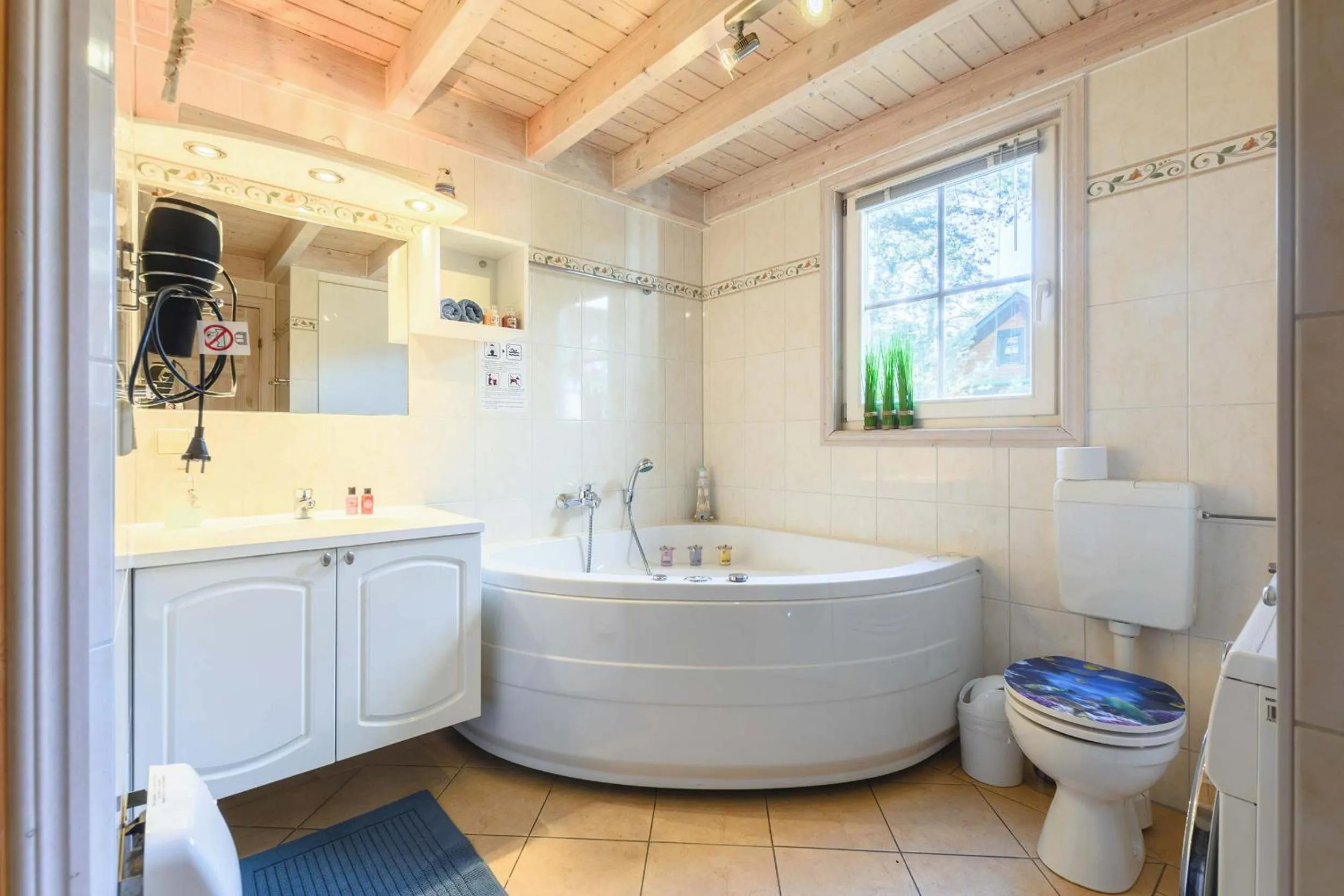 Hot Tub in Ferienhaus Seepferdchen
