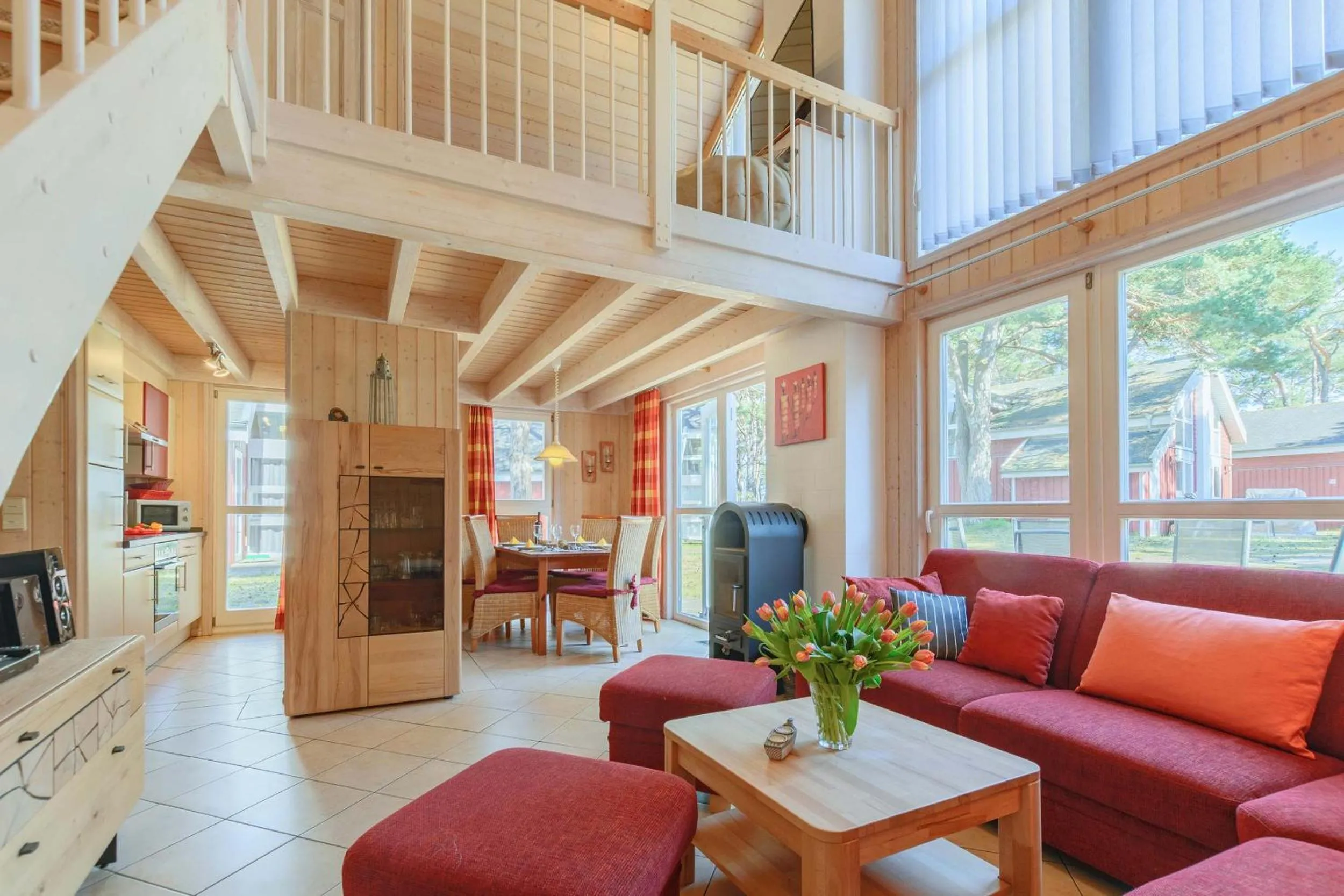 Living room in Ferienhaus Seepferdchen