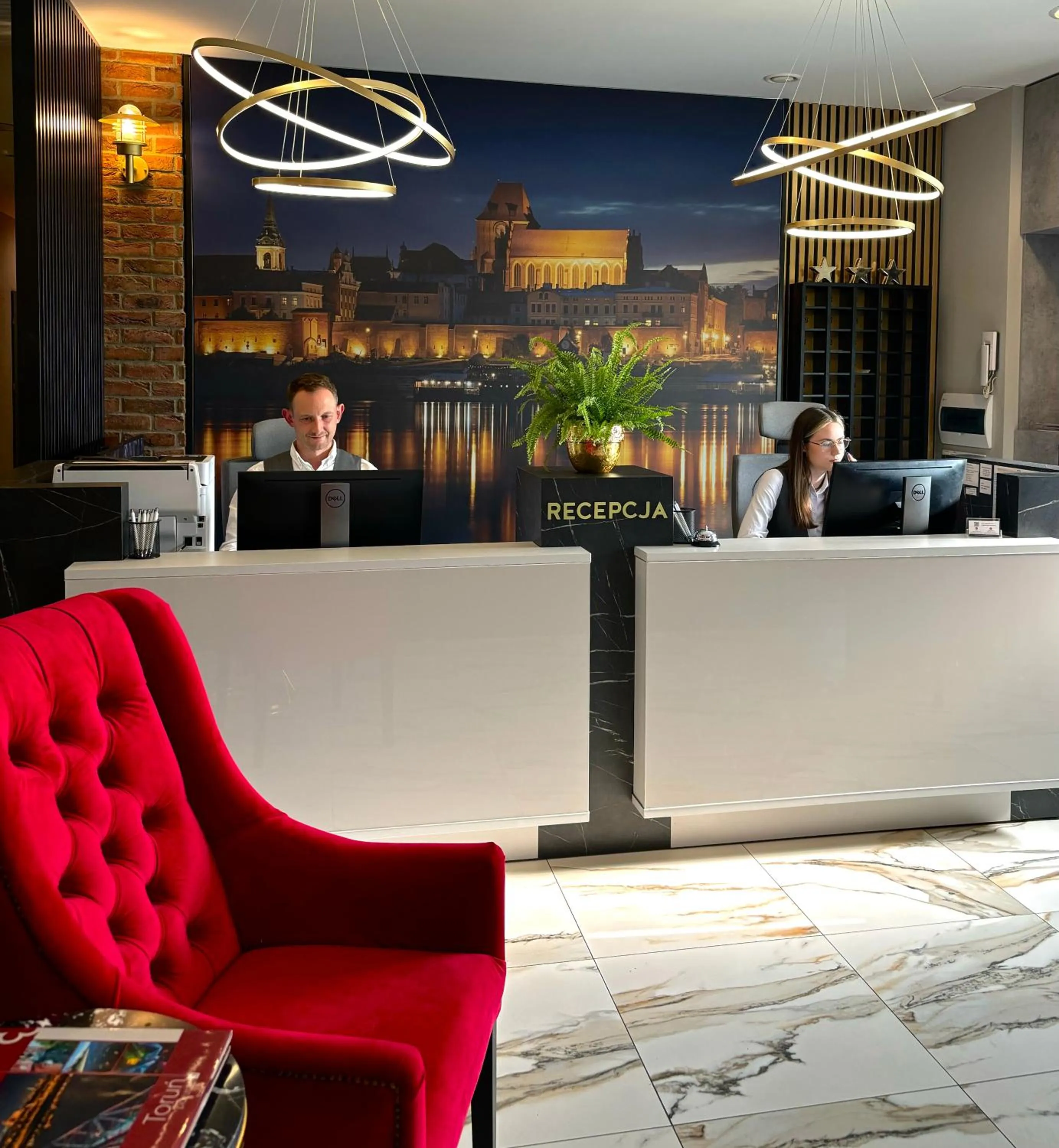Lobby or reception in Hotel Przystanek Torun