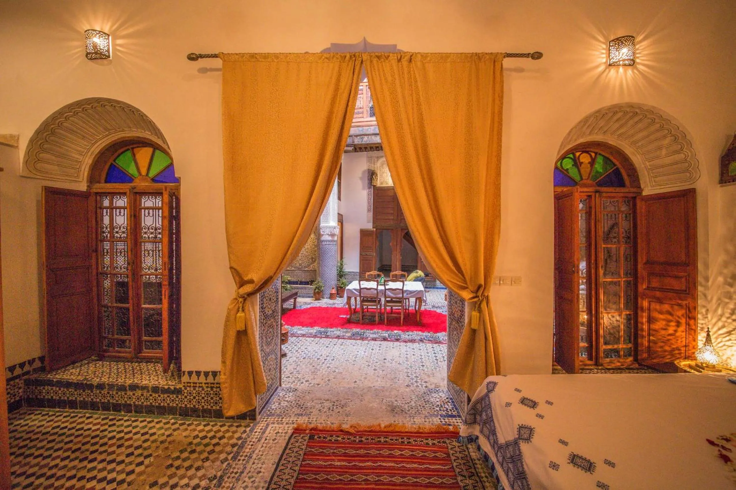 Property building, Bed in Riad Gzira Fez