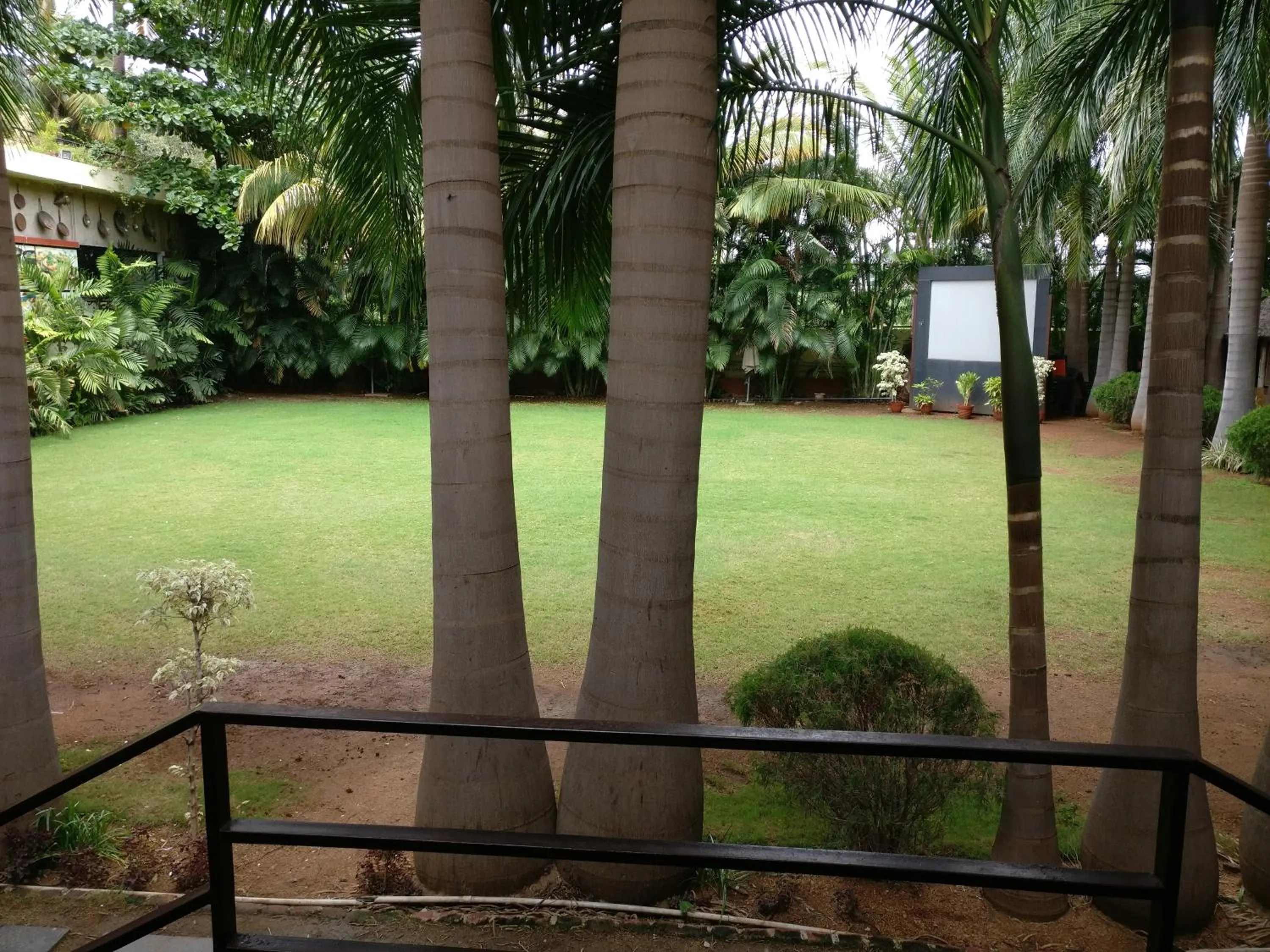 Garden in Hotel Hampi International