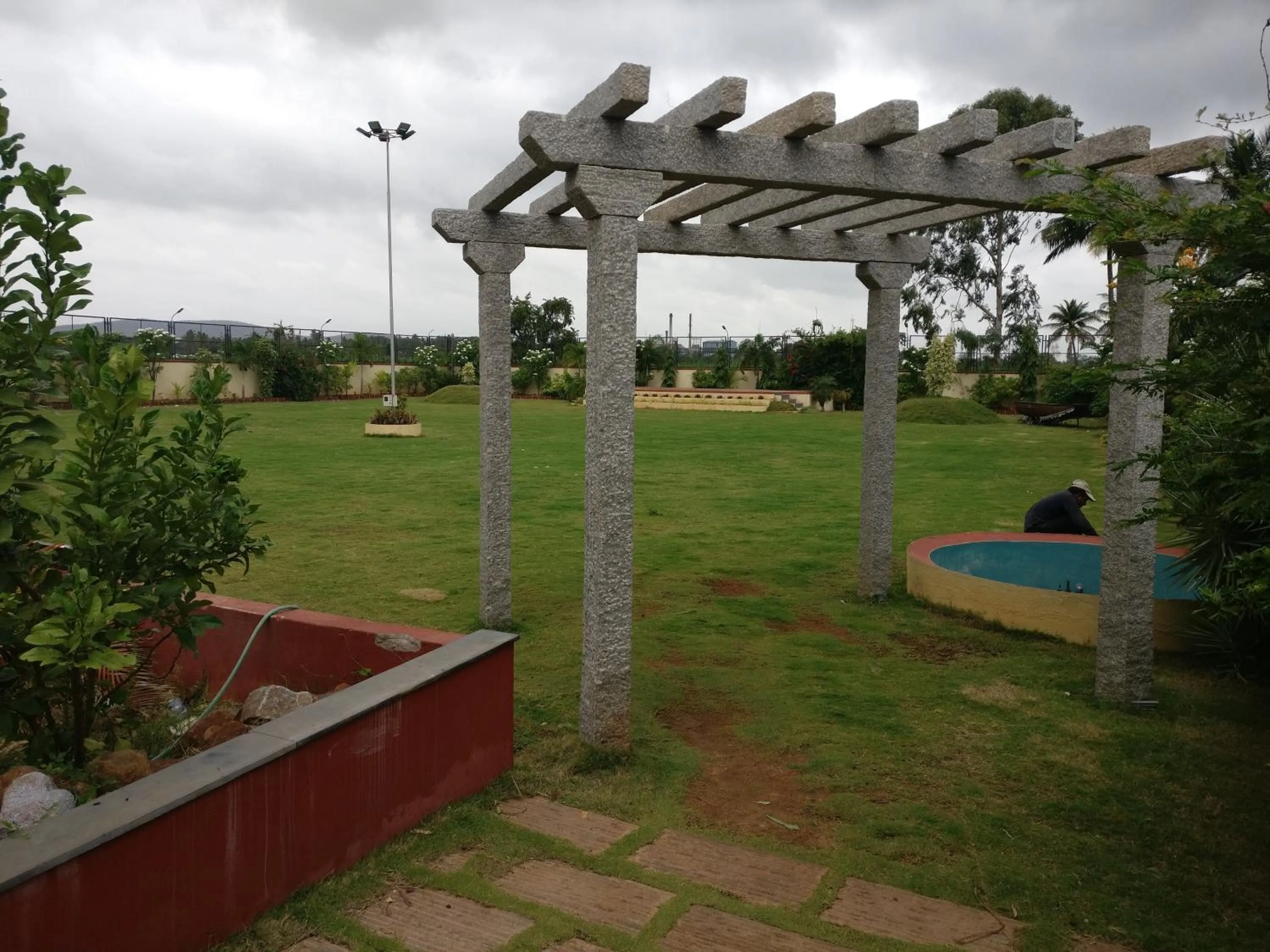 Garden in Hotel Hampi International