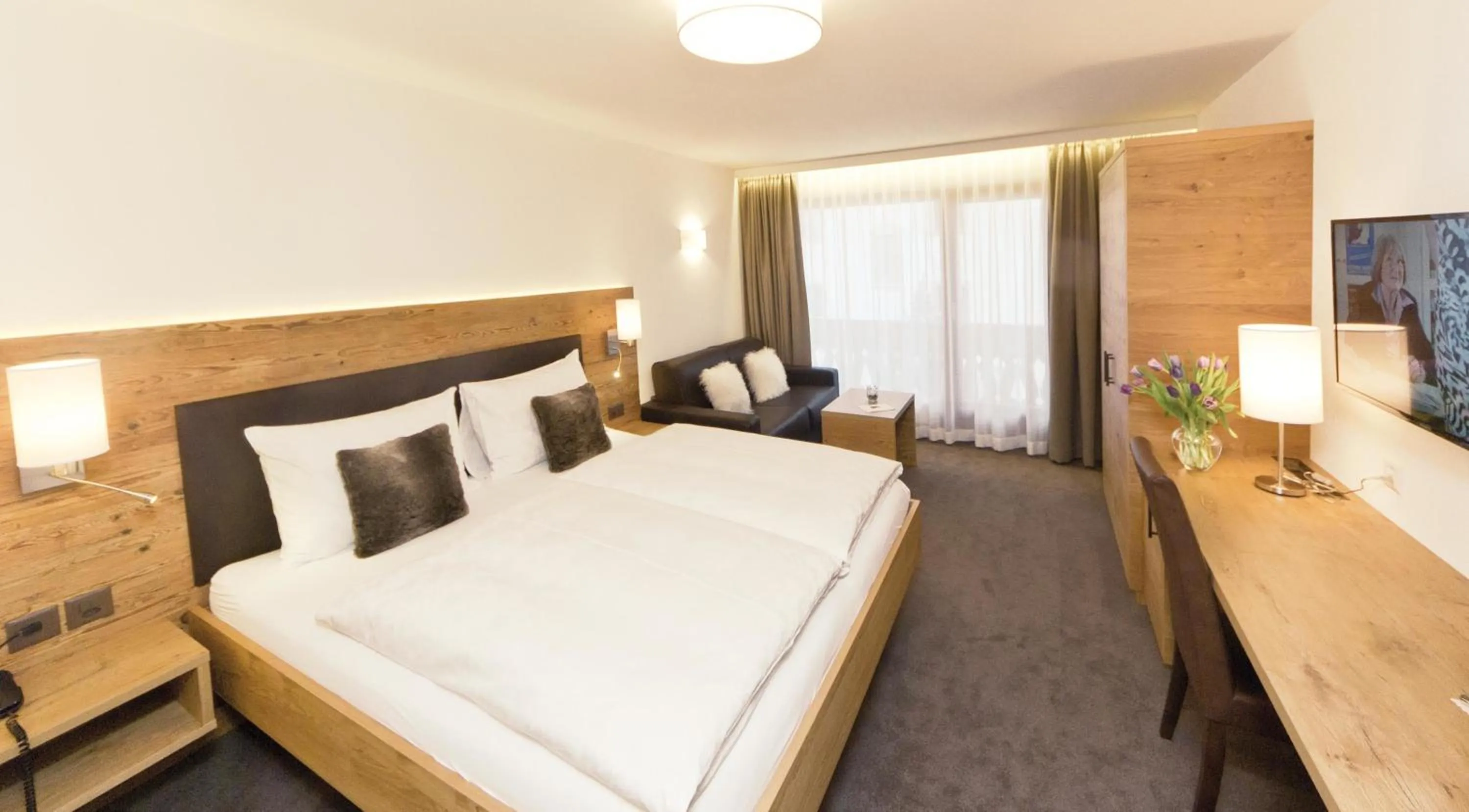 Bedroom, Bed in Waldpark Hotel Garni